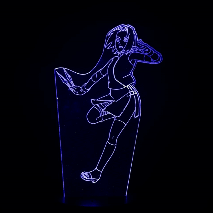 NARUTO 3D RGB App Controlled USB LED Night Light Sakura