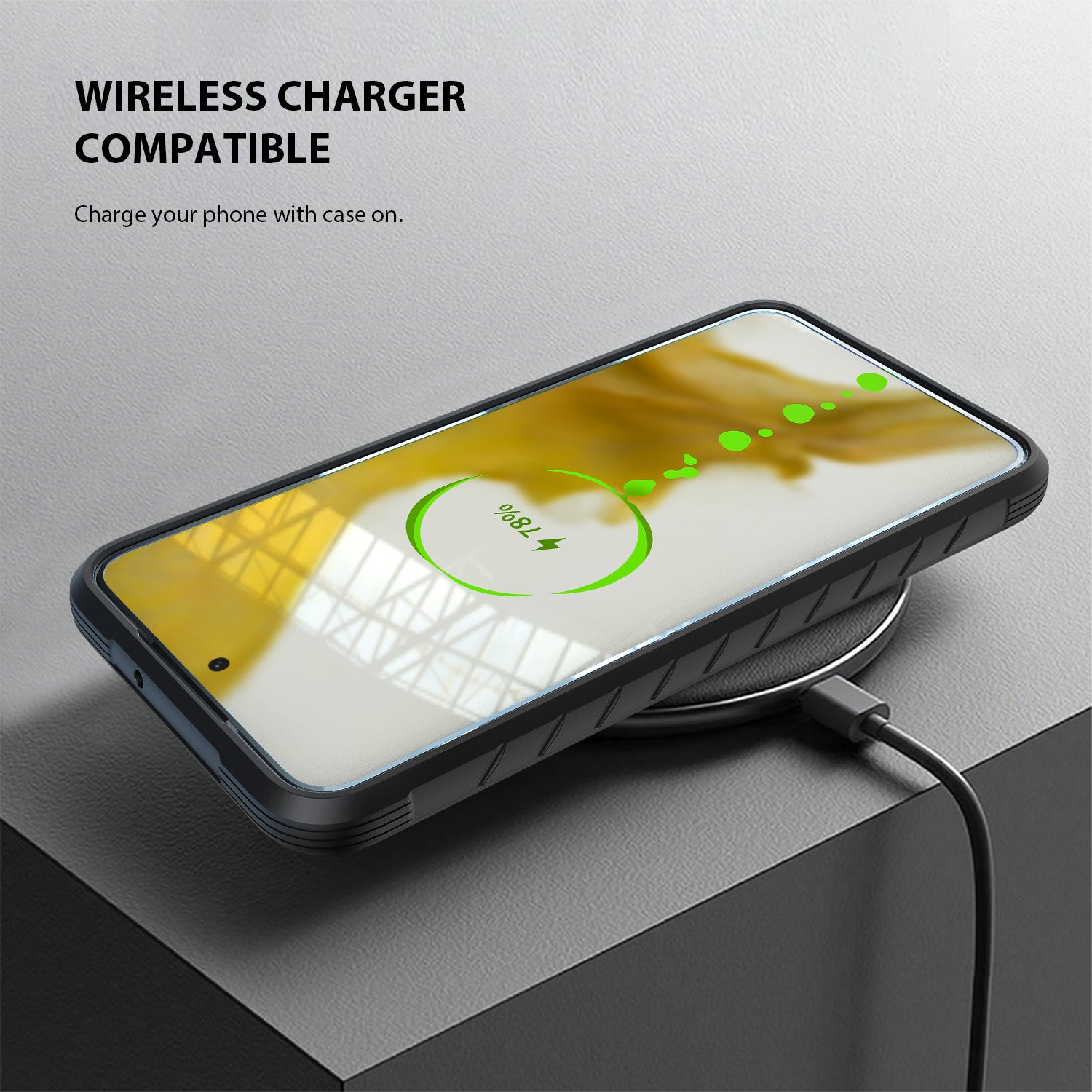 Tough On Samsung Galaxy S23 Plus 5G Case Iron Shield Black