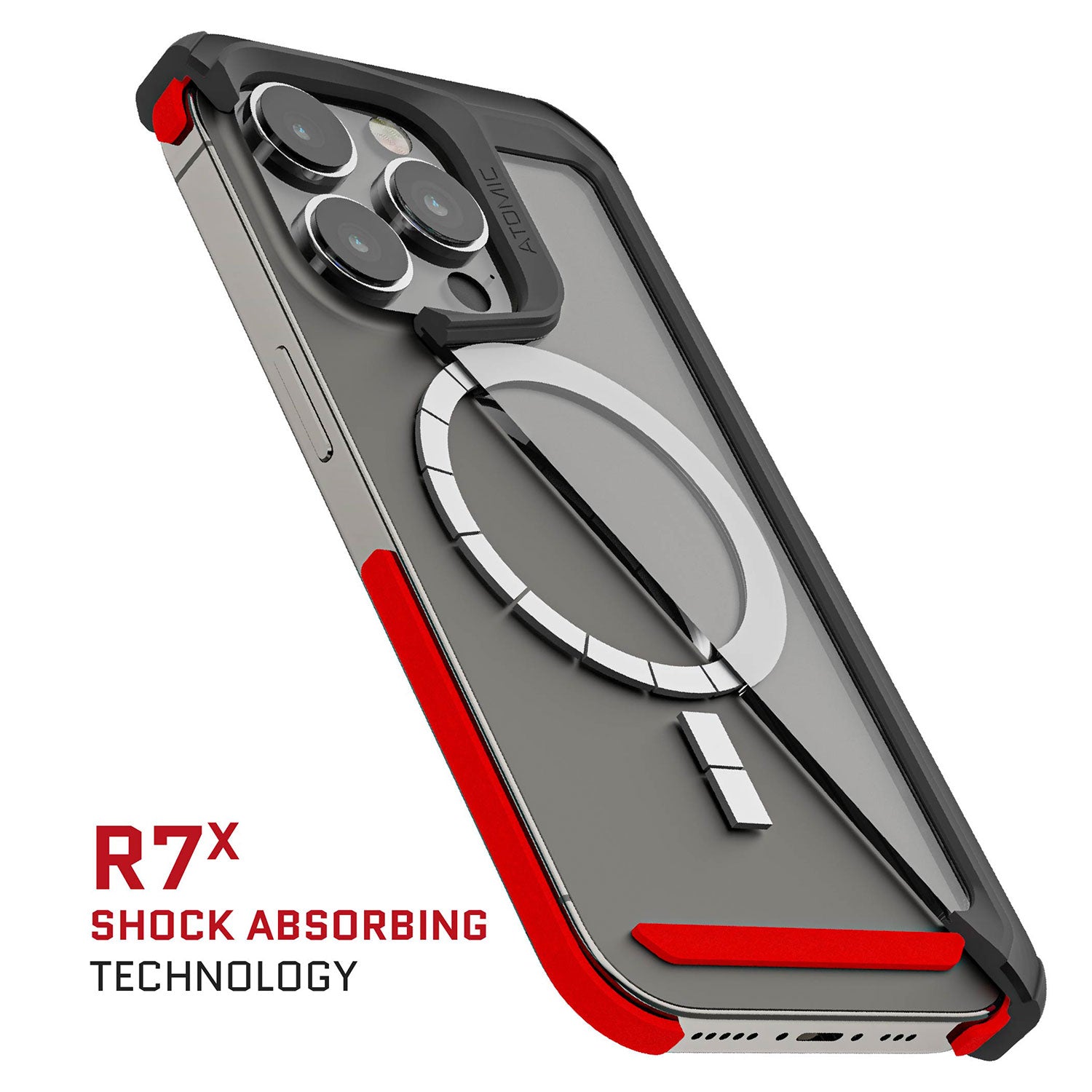 Ghostek iPhone 14 Pro Case Atomic Slim with Magsafe Black