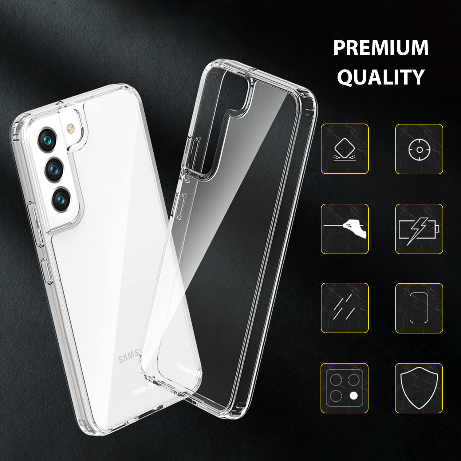 Tough On Samsung Galaxy S21 FE 5G Case Air Clear