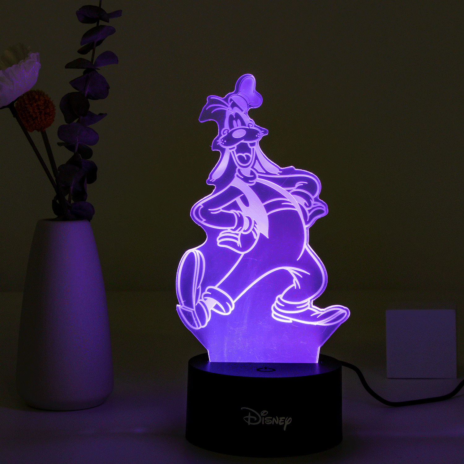 Disney 3D RGB App Controlled USB LED Night Light Goofy