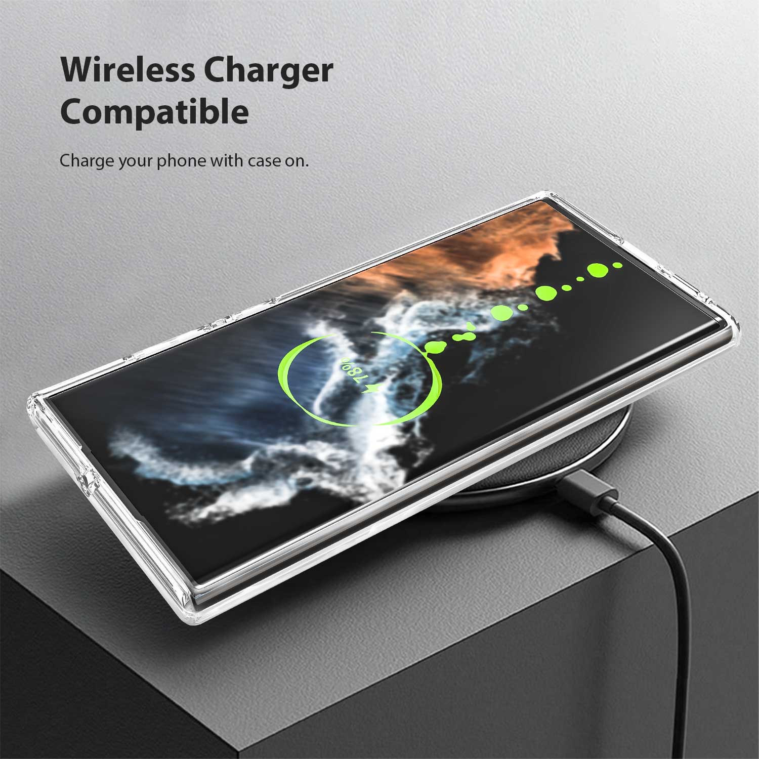 Tough On Samsung Galaxy S22 Ultra 5G Case Tough Clear