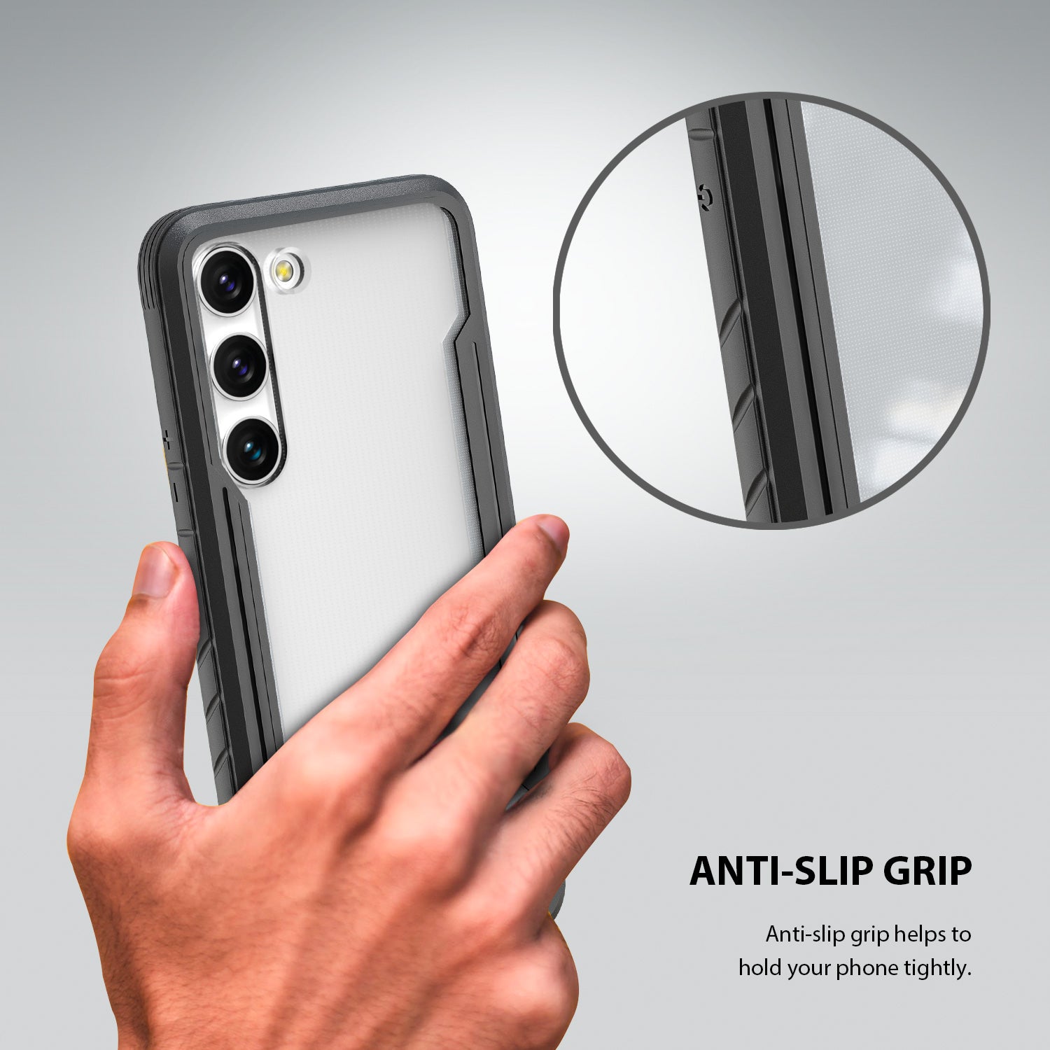 Tough On Samsung Galaxy S23 Plus 5G Case Iron Shield Black