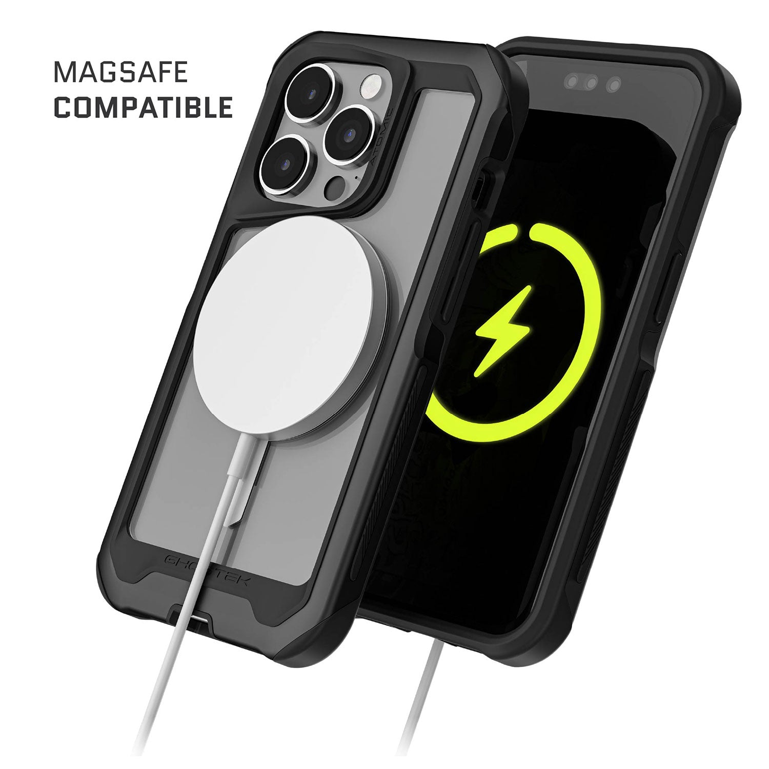 Ghostek iPhone 14 Pro Case Atomic Slim with Magsafe Black