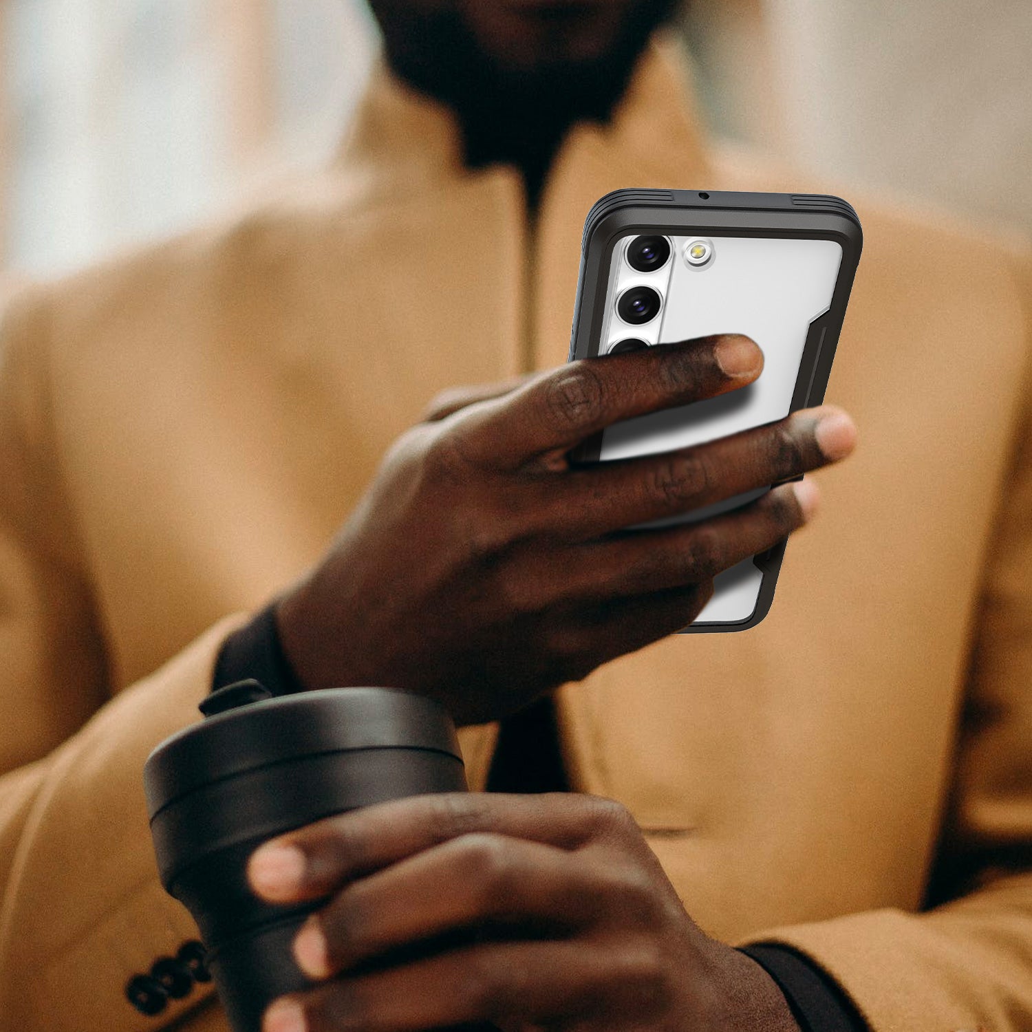 Tough On Samsung Galaxy S23 Plus 5G Case Iron Shield Black