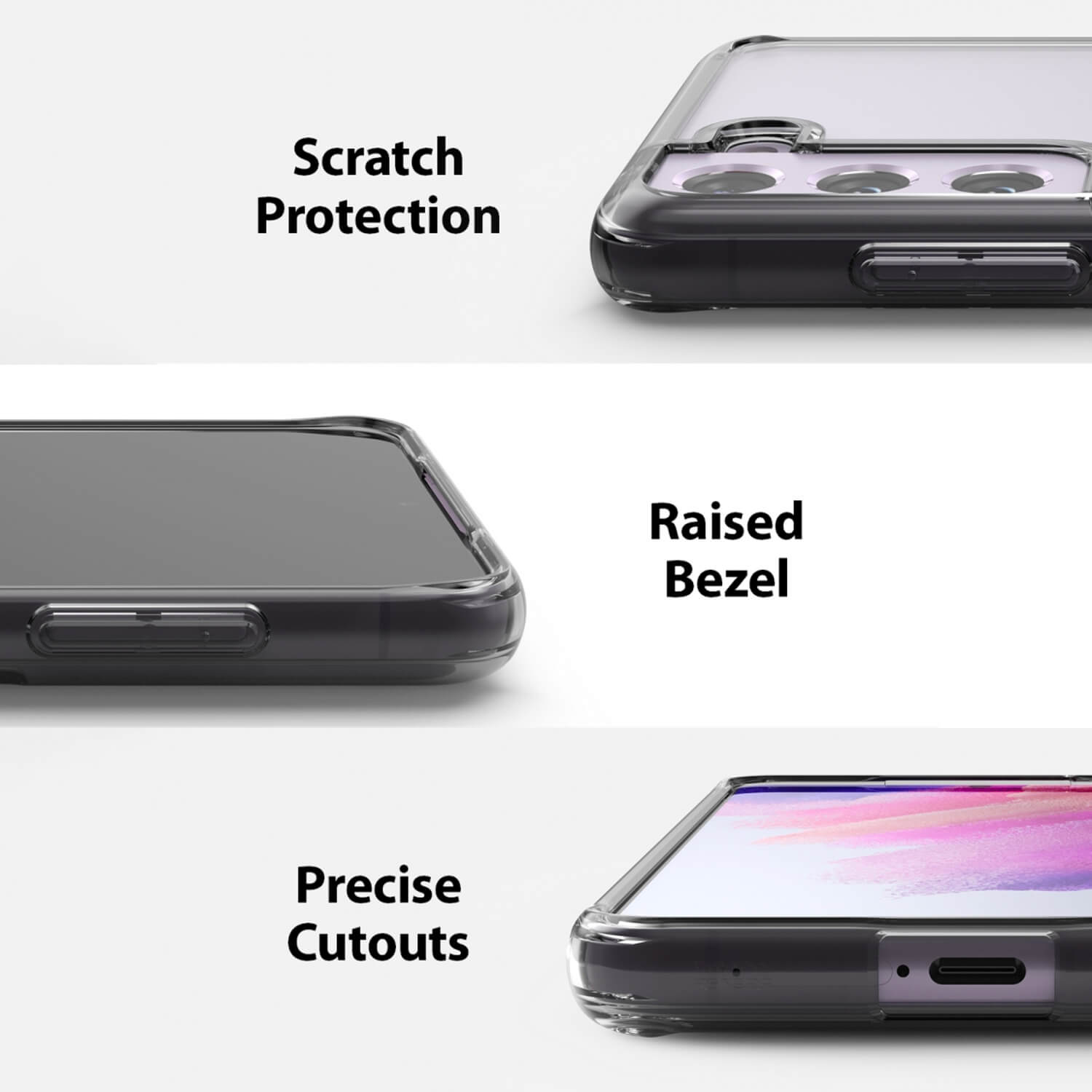 Ringke Samsung Galaxy S21 FE 5G Case Fusion Clear