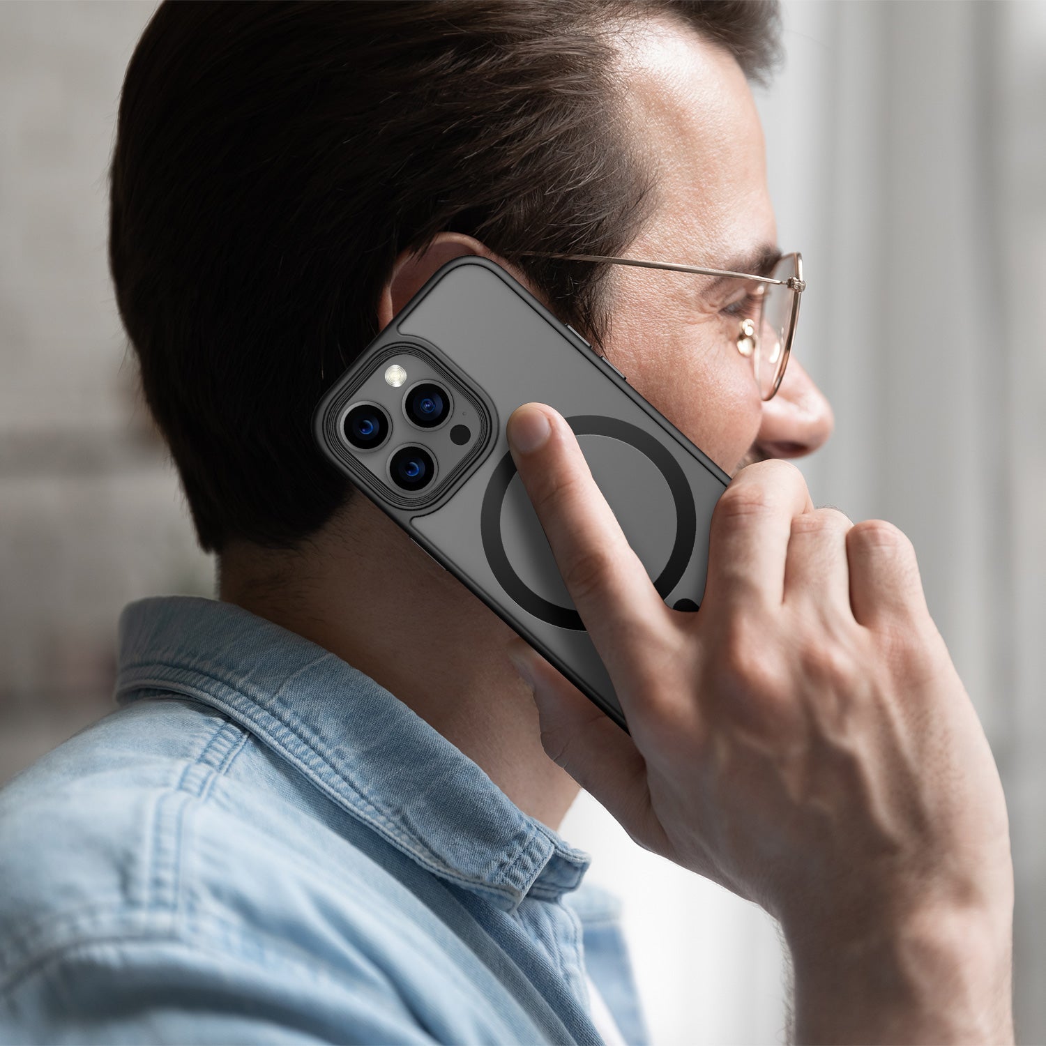 Tough On iPhone 13 Pro Matte Case With Magsafe Black