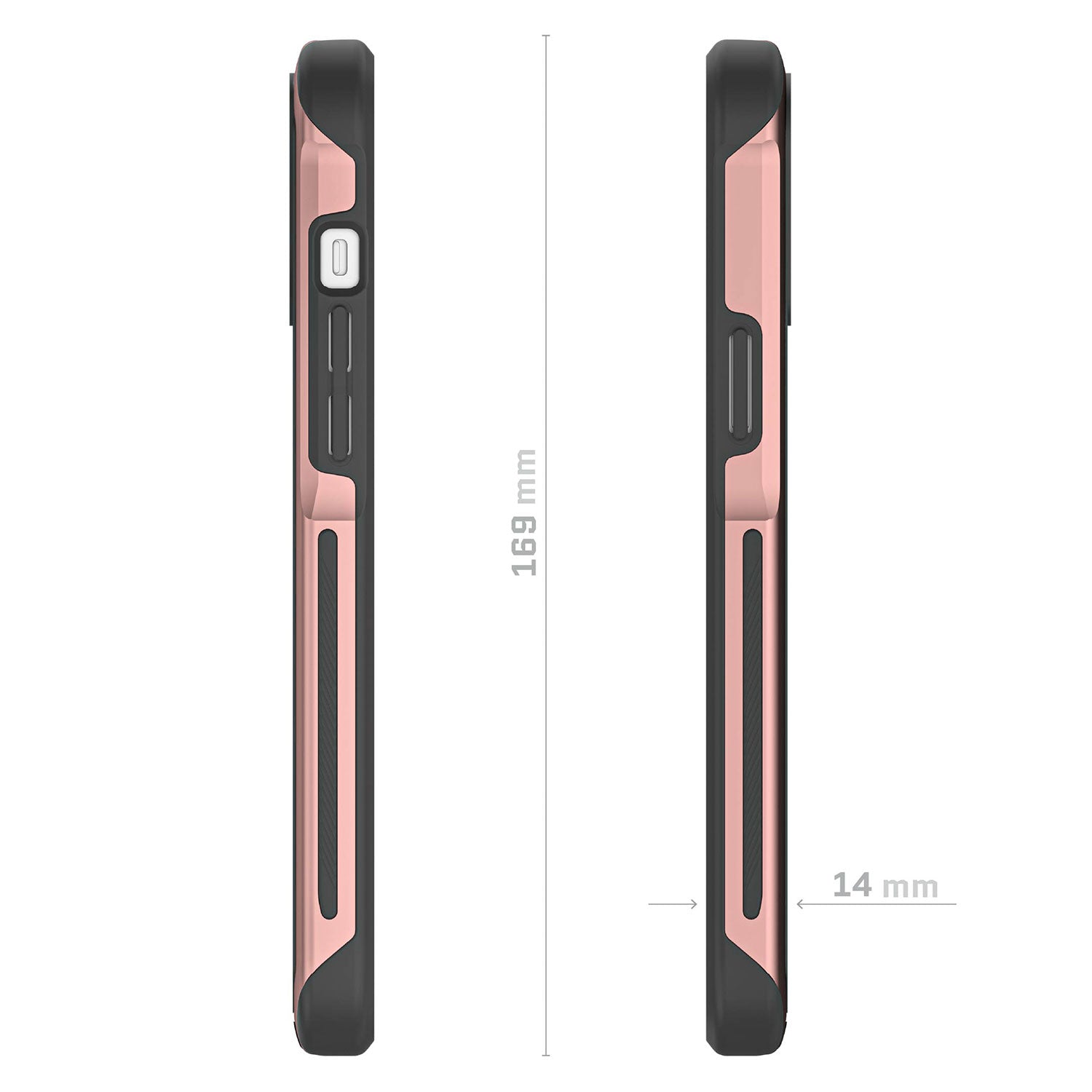 Ghostek iPhone 14 Plus Case Atomic Slim with Magsafe Pink