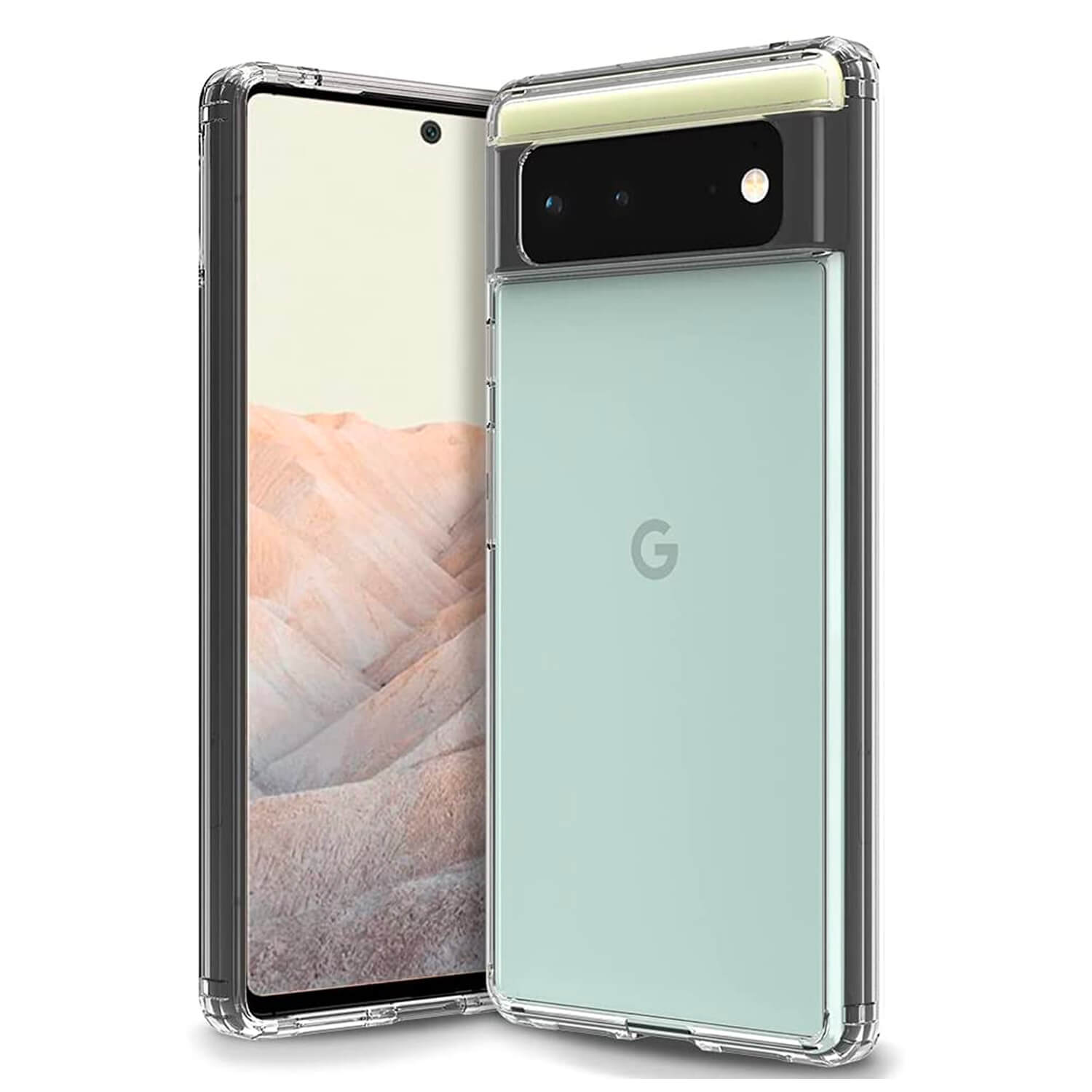 Tough On Google Pixel 6 Pro Case Slim Hybrid Clear