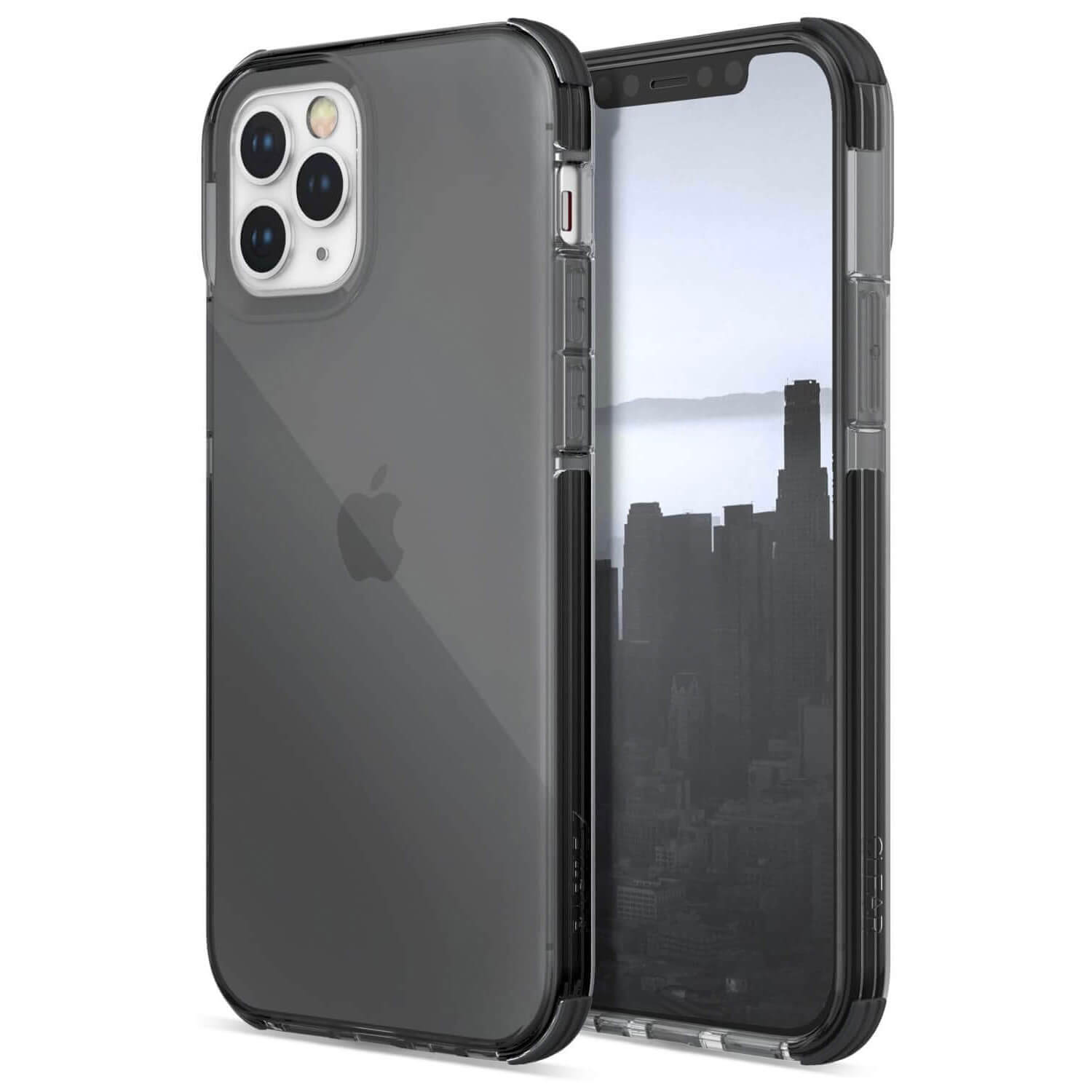 Raptic iPhone 12 12 Pro Case Clear Black