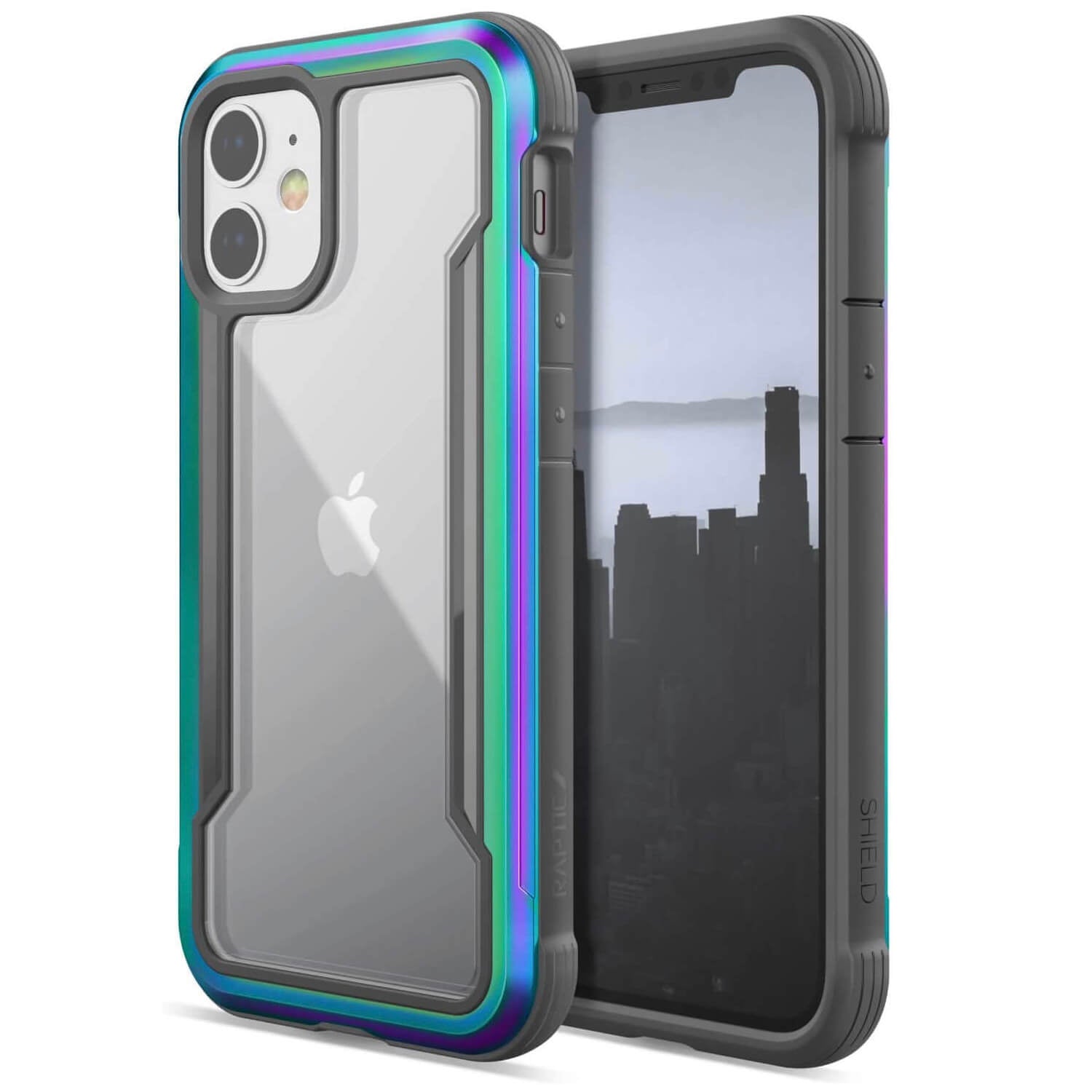 X-doria iPhone 12 mini Case Raptic Shield Iridescent