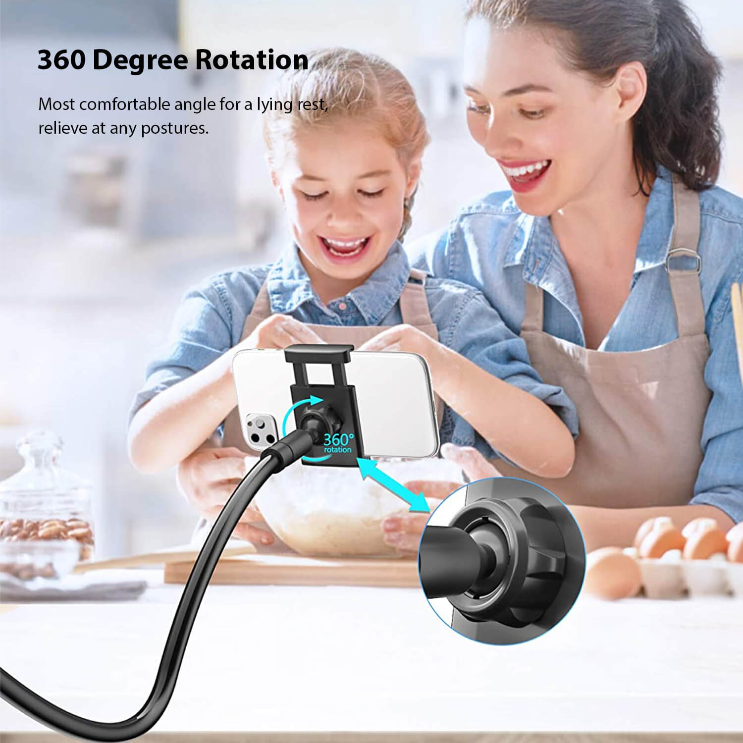 PTC Select Adjustable Lazy Phone & Tablet Holder