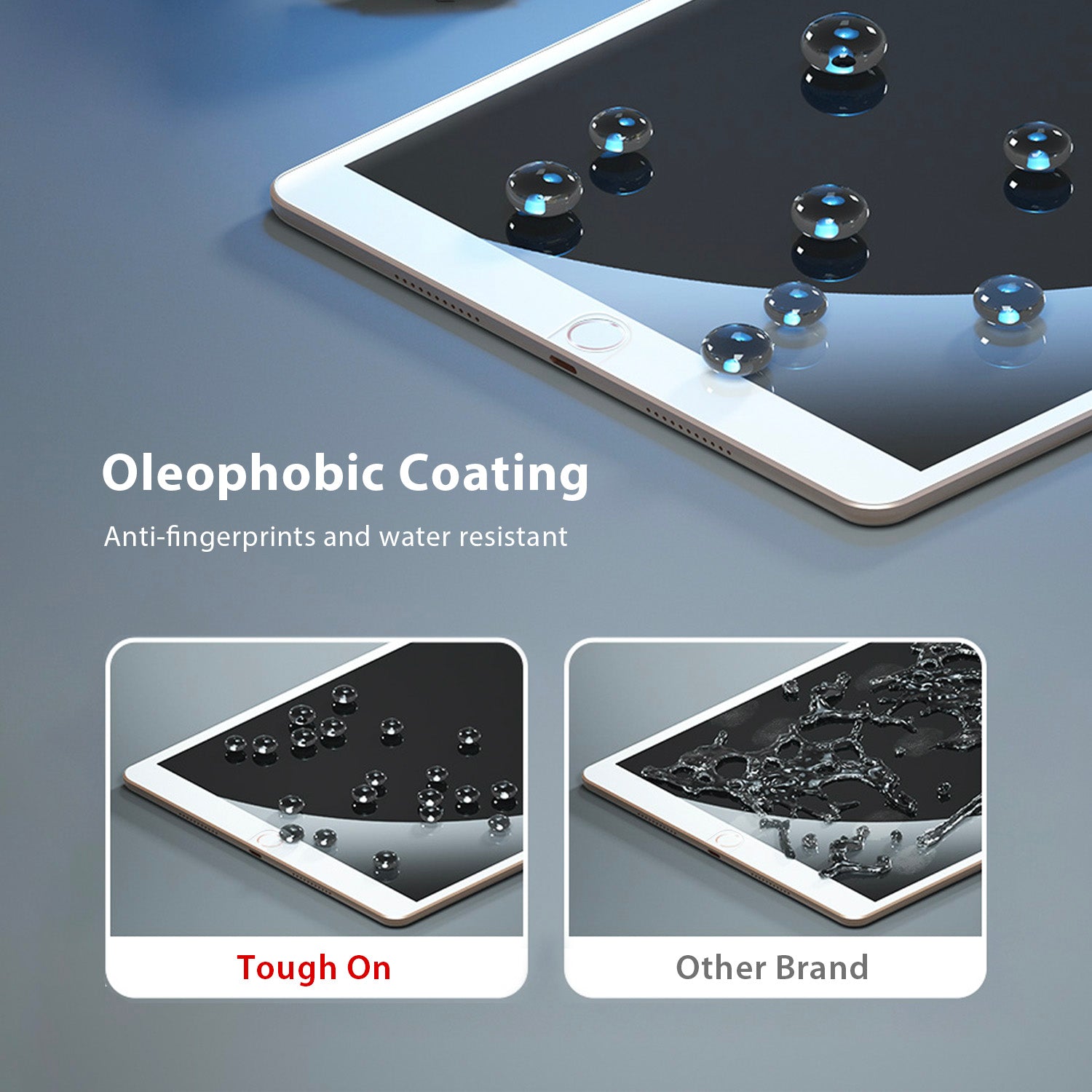 Tough On iPad 9 / 8 / 7th Gen 10.2" Tempered Glass Screen Protector Anti Blue Light