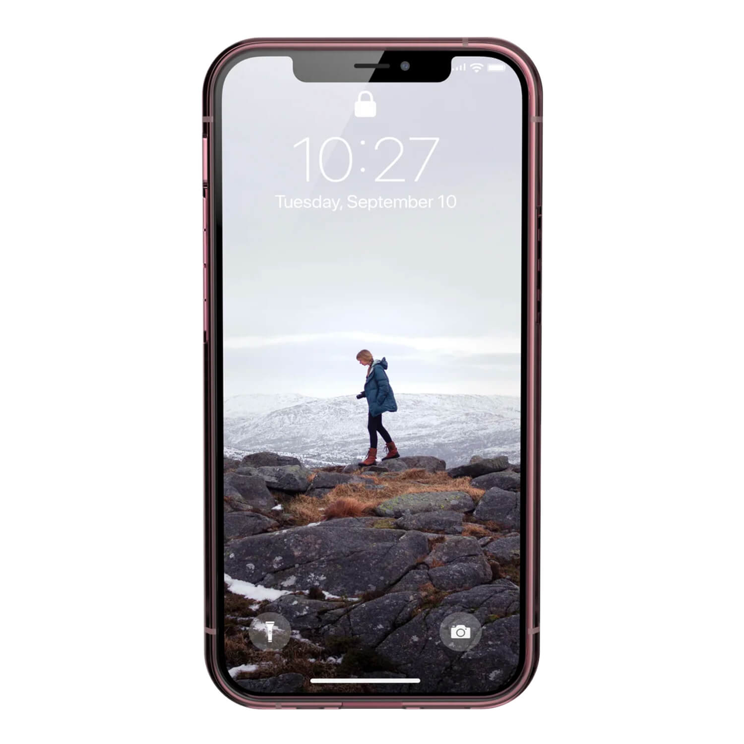 UAG iPhone 12 Mini Case U Lucent Dusty Rose