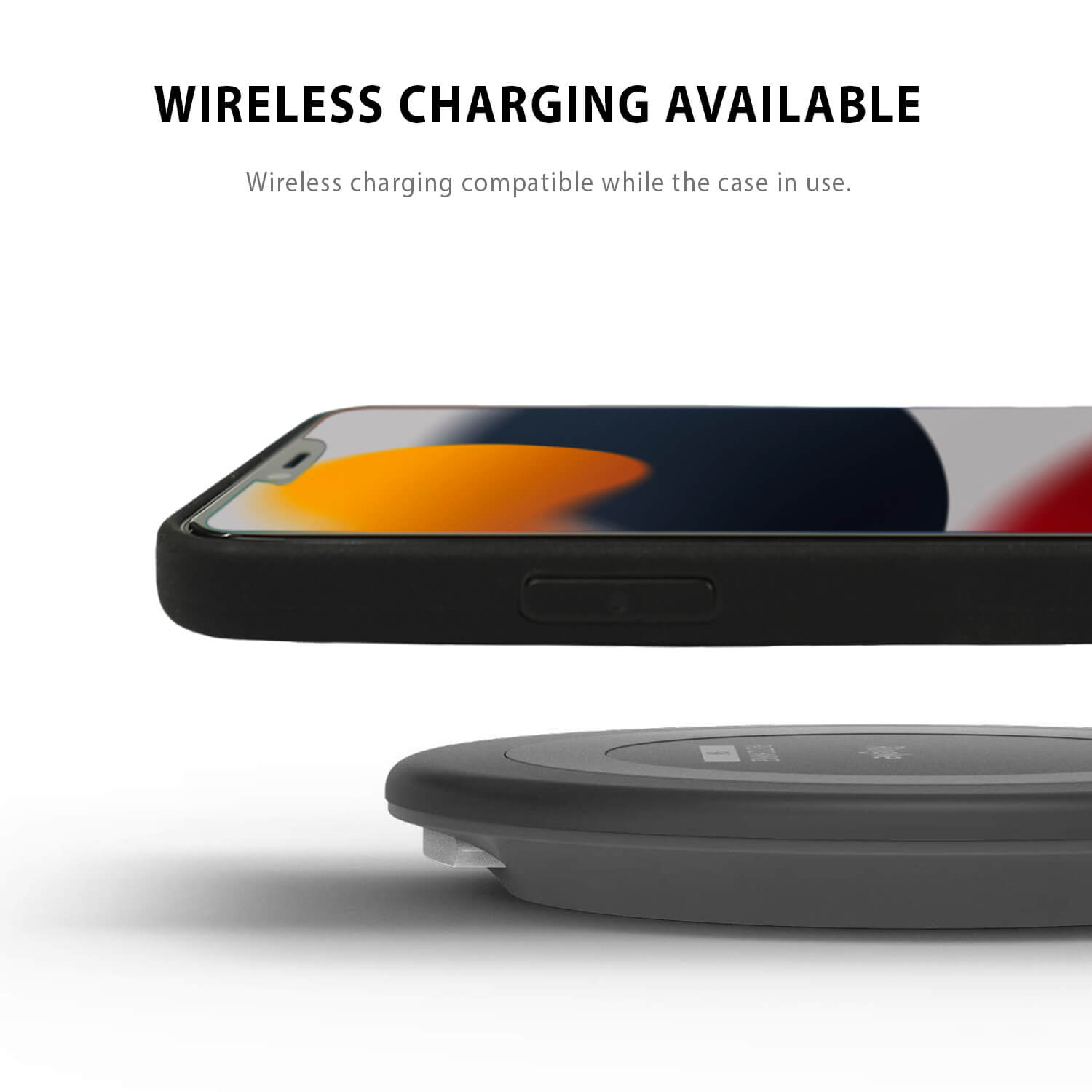 Tough On iPhone 13 Mini Case Magnetic Detachable Leather Black