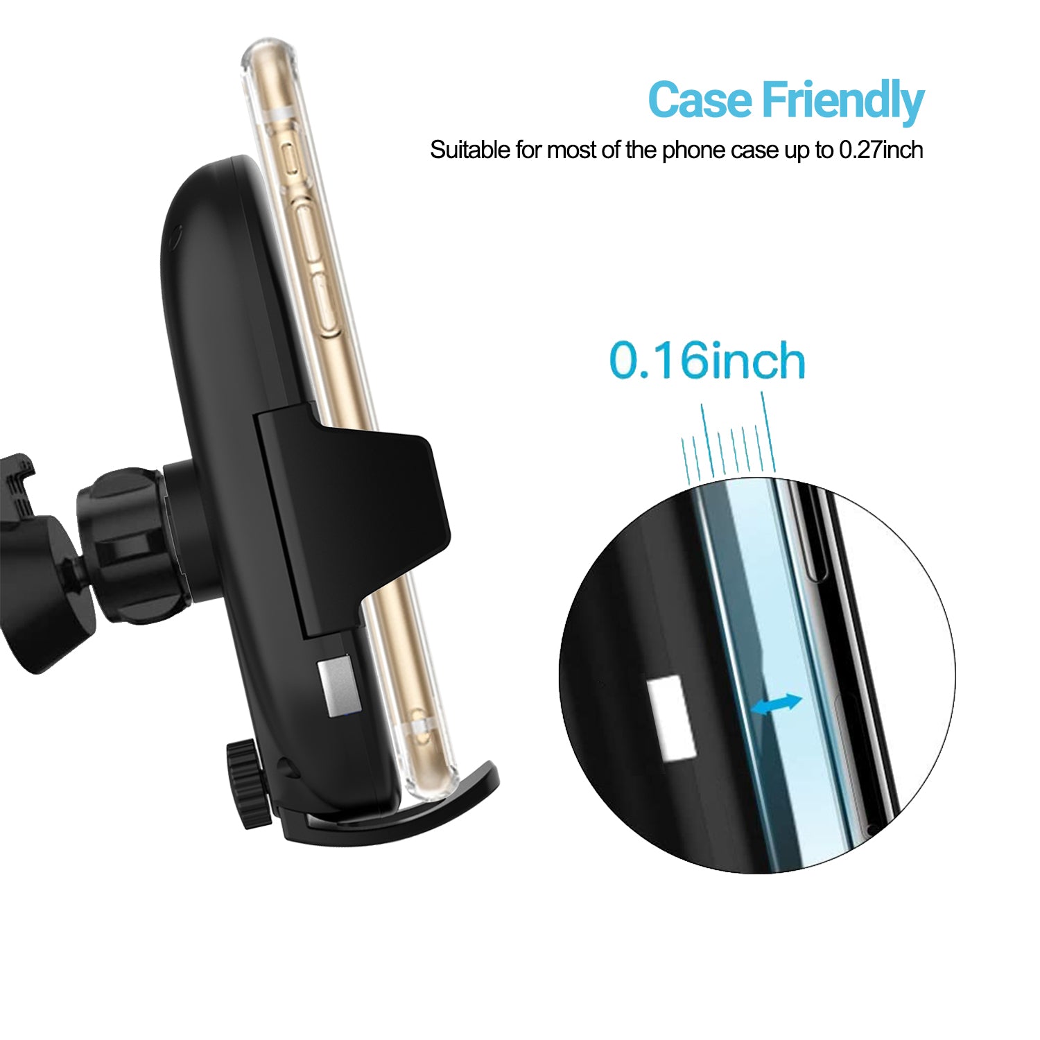 Tough On 15W Automatic Wireless Car Charging Mount