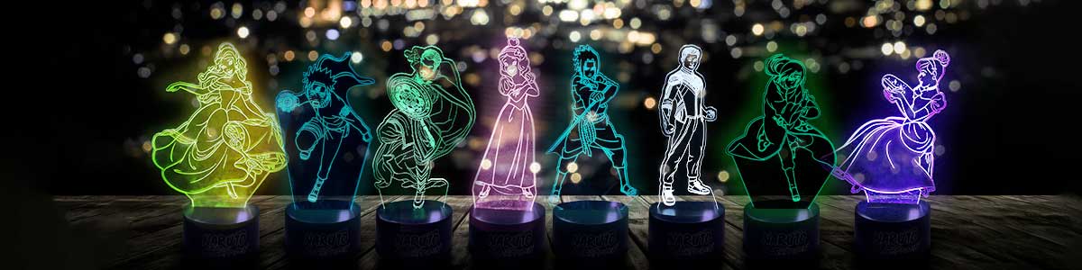 Disney Marvel NARUTO LED Night Light