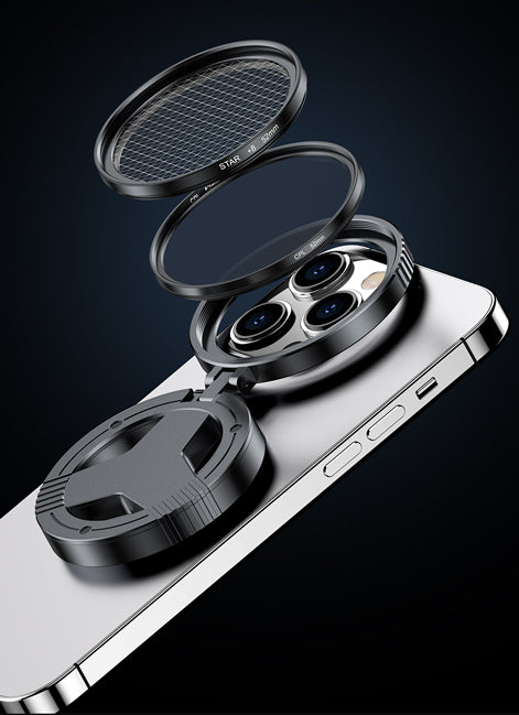 Universal Fit Magnetic Phone CPL Polarizer 52mm