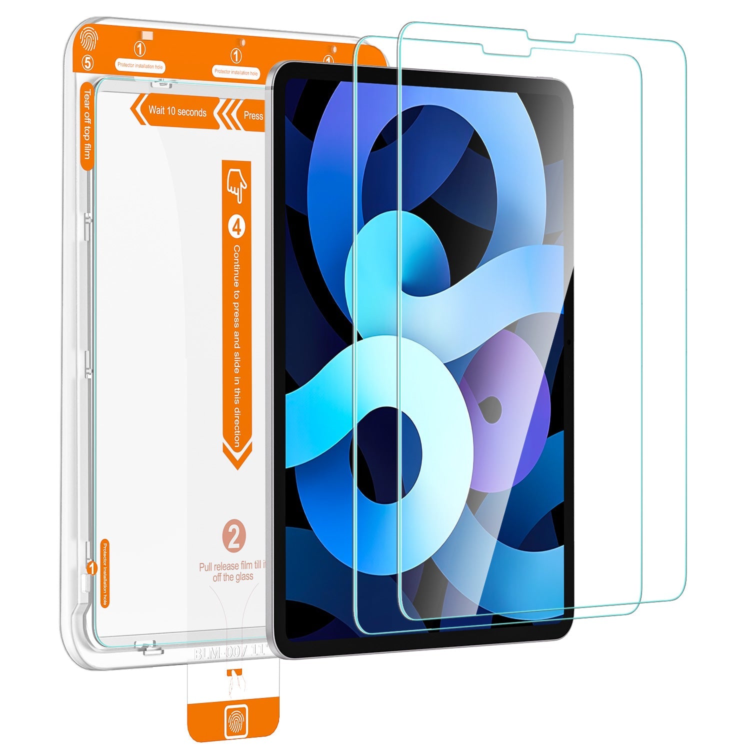 Tough On Screen Protector Tempered Glass 2 Pack for iPad