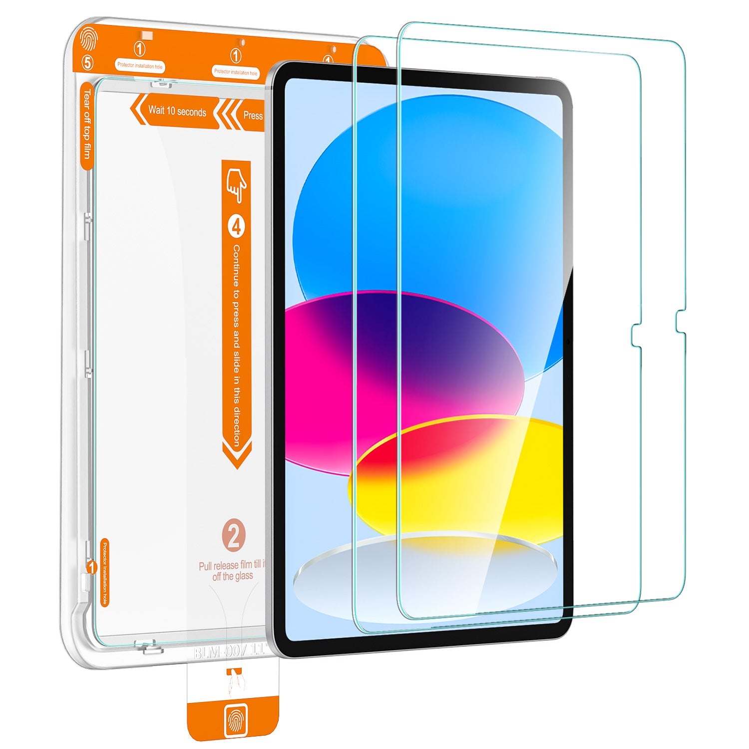 Tough On Screen Protector Tempered Glass 2 Pack for iPad