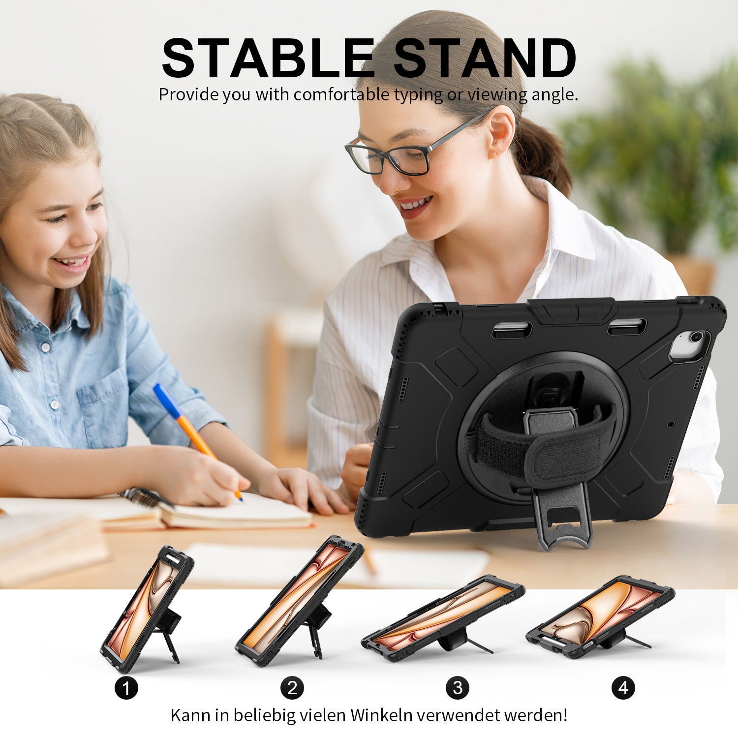 Tough On iPad Air 13" 2024 / 2025 Case Rugged Protection