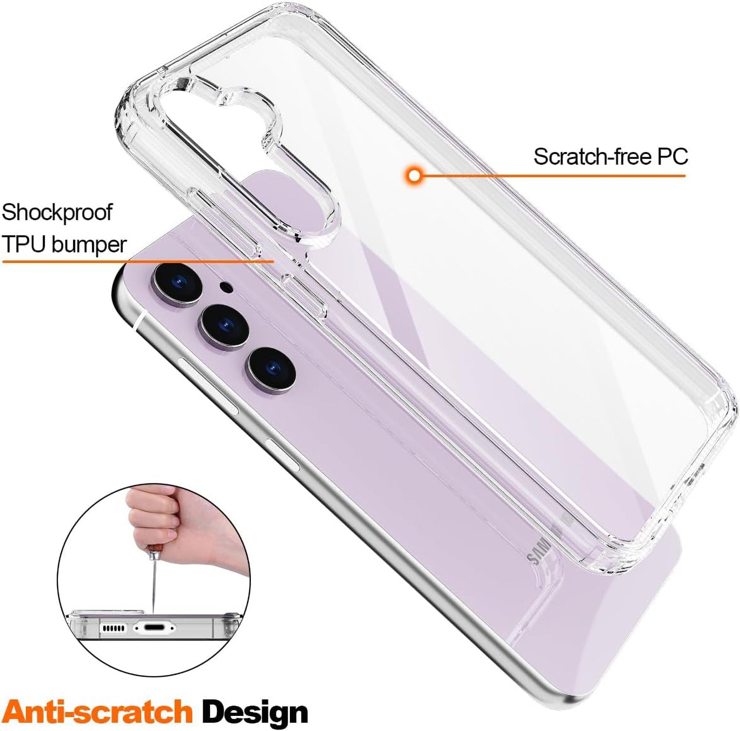 Tough On Samsung Galaxy S24 Plus Case Clear Air