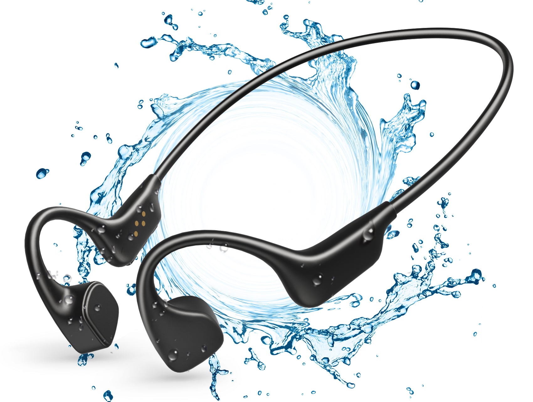 Wireless Bluetooth Bone Conduction Headphone Black