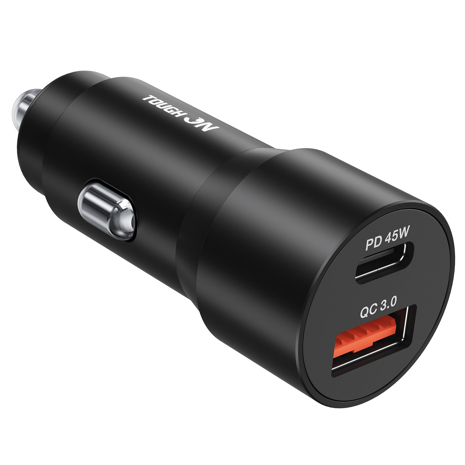 Tough On Fast Charging Car Charger with USB C and USB A Ports