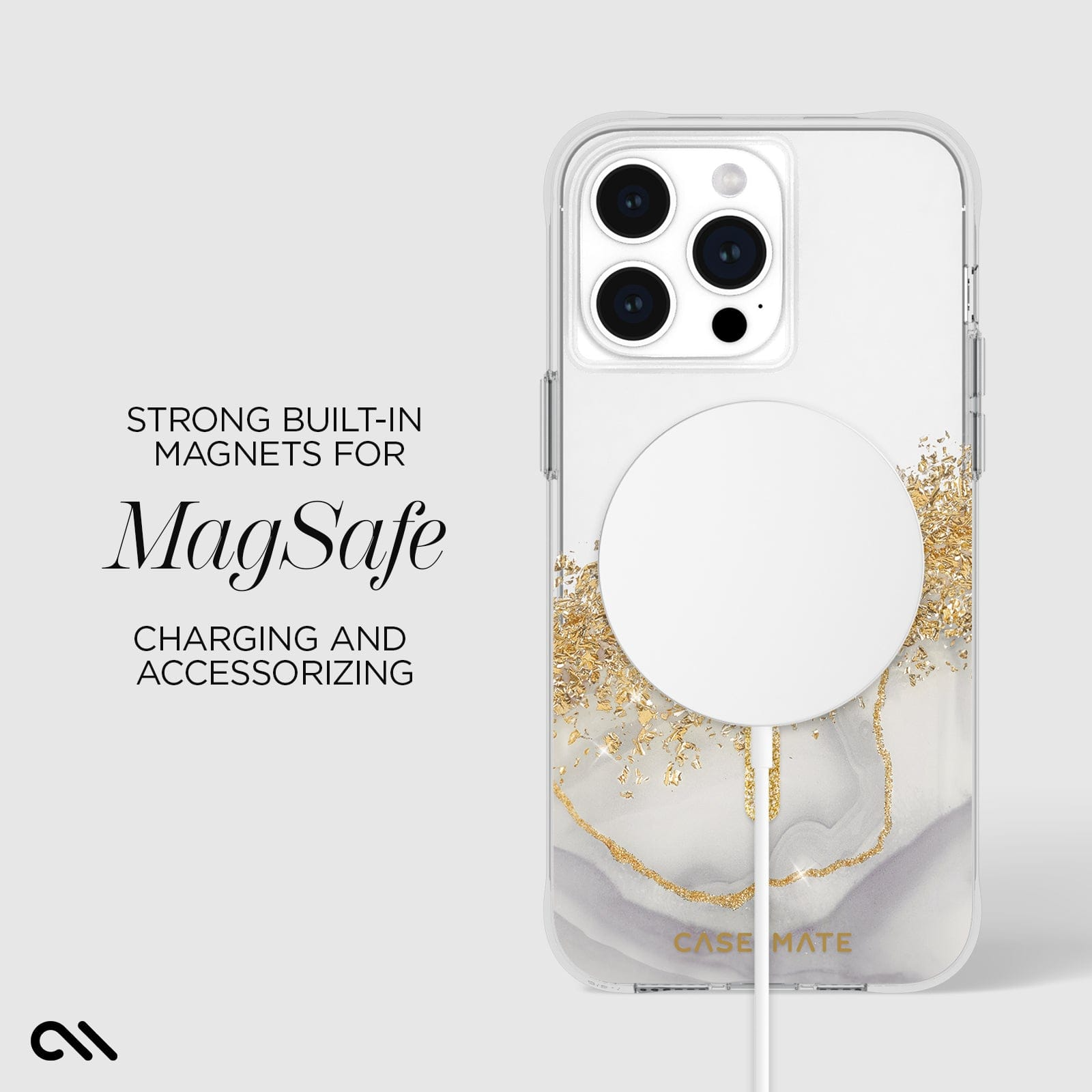 Case-Mate iPhone 15 Pro Case Karat Marble with Magsafe