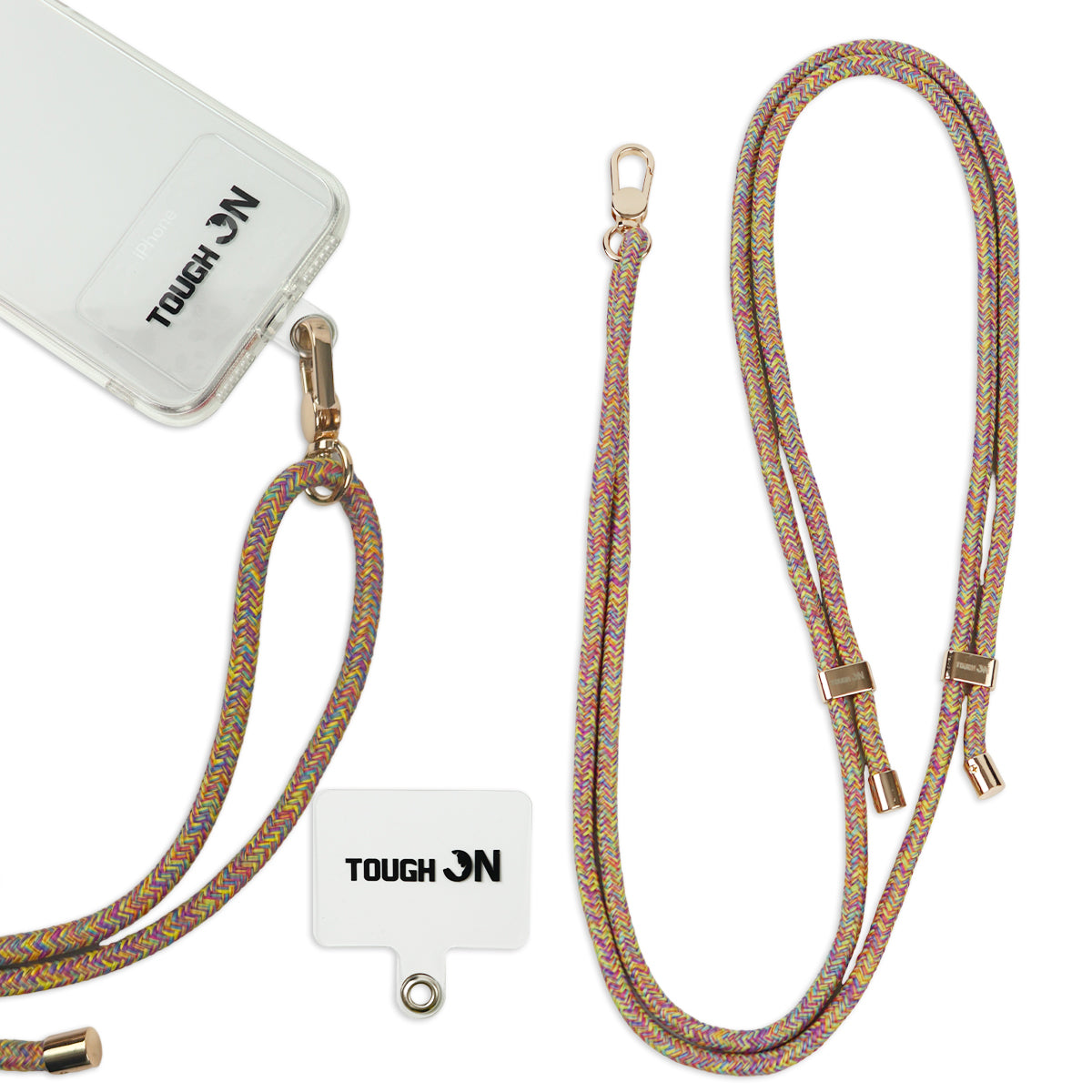 Tough On Rope Phone Strap with Card Crossbody Phone Lanyard
