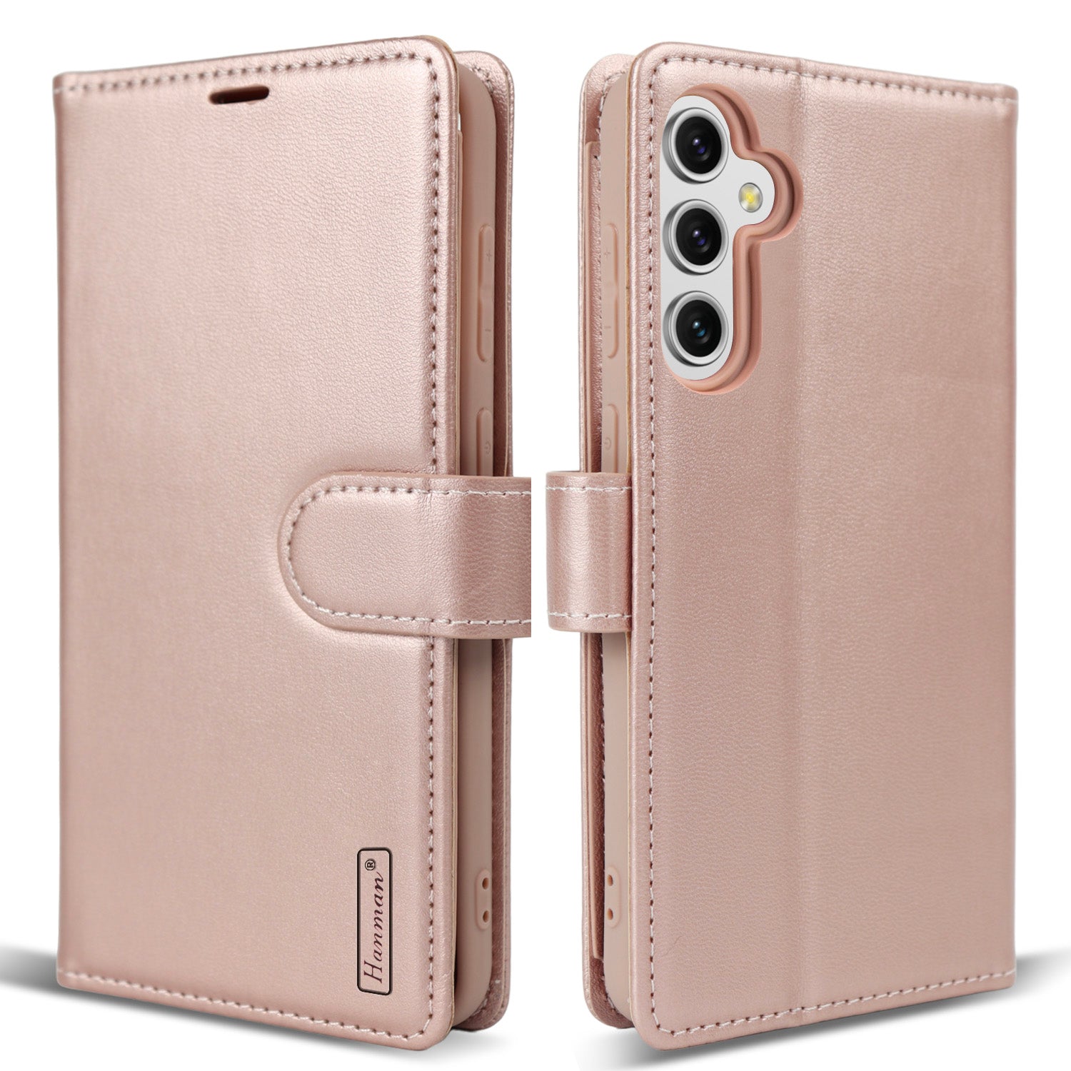 Hanman Samsung Galaxy S23 FE 5G Case Wallet Leather