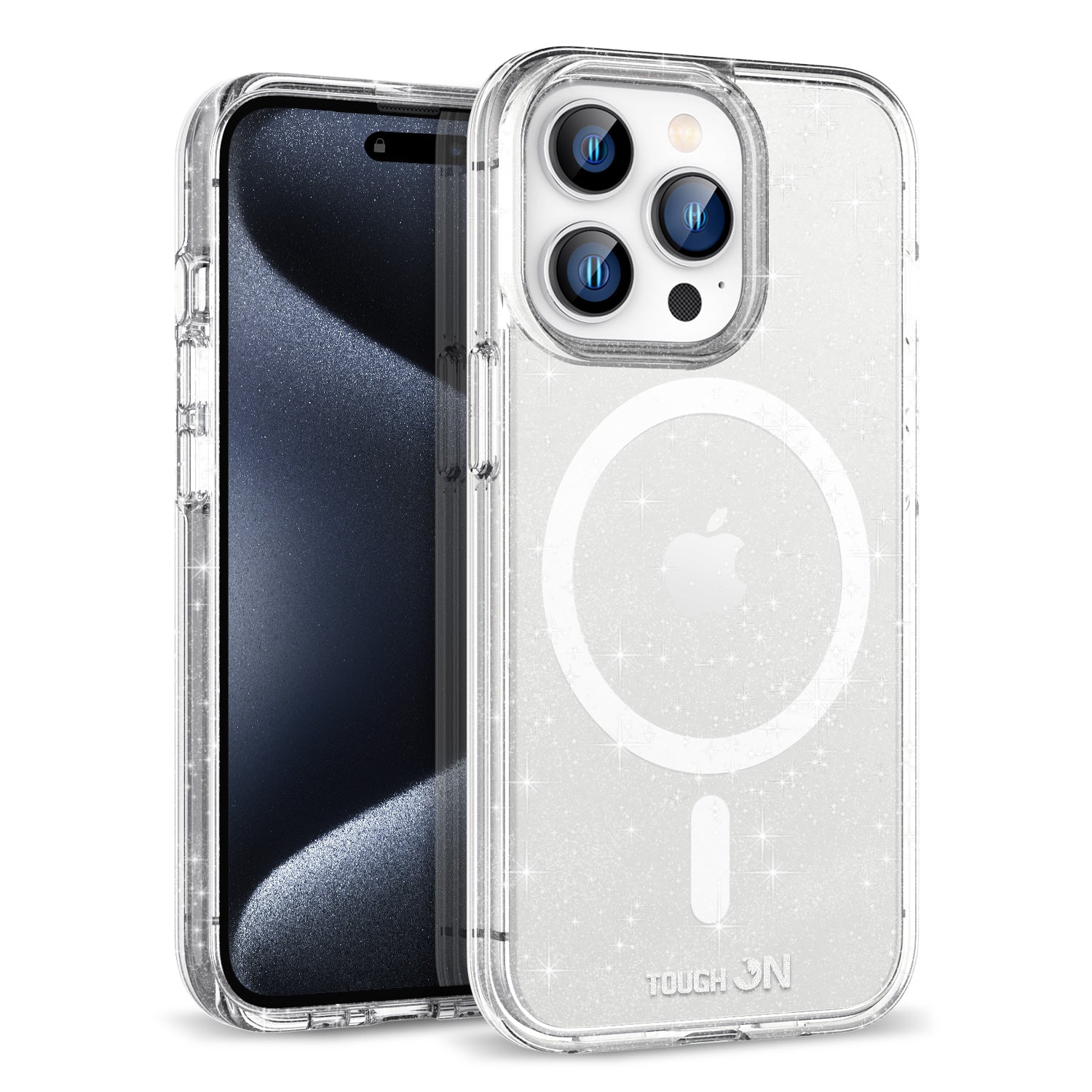 Tough On iPhone 15 Pro Max Clear Case with MagSafe