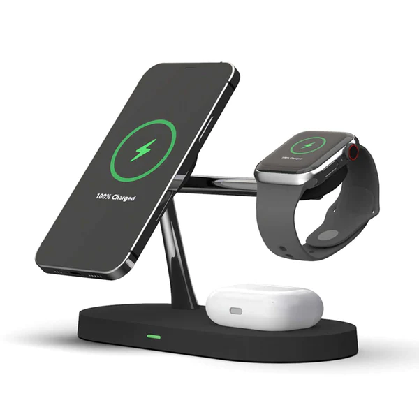 PTC Select 5 in 1 Magnetic MagSafe Wireless Charger Stand Dock
