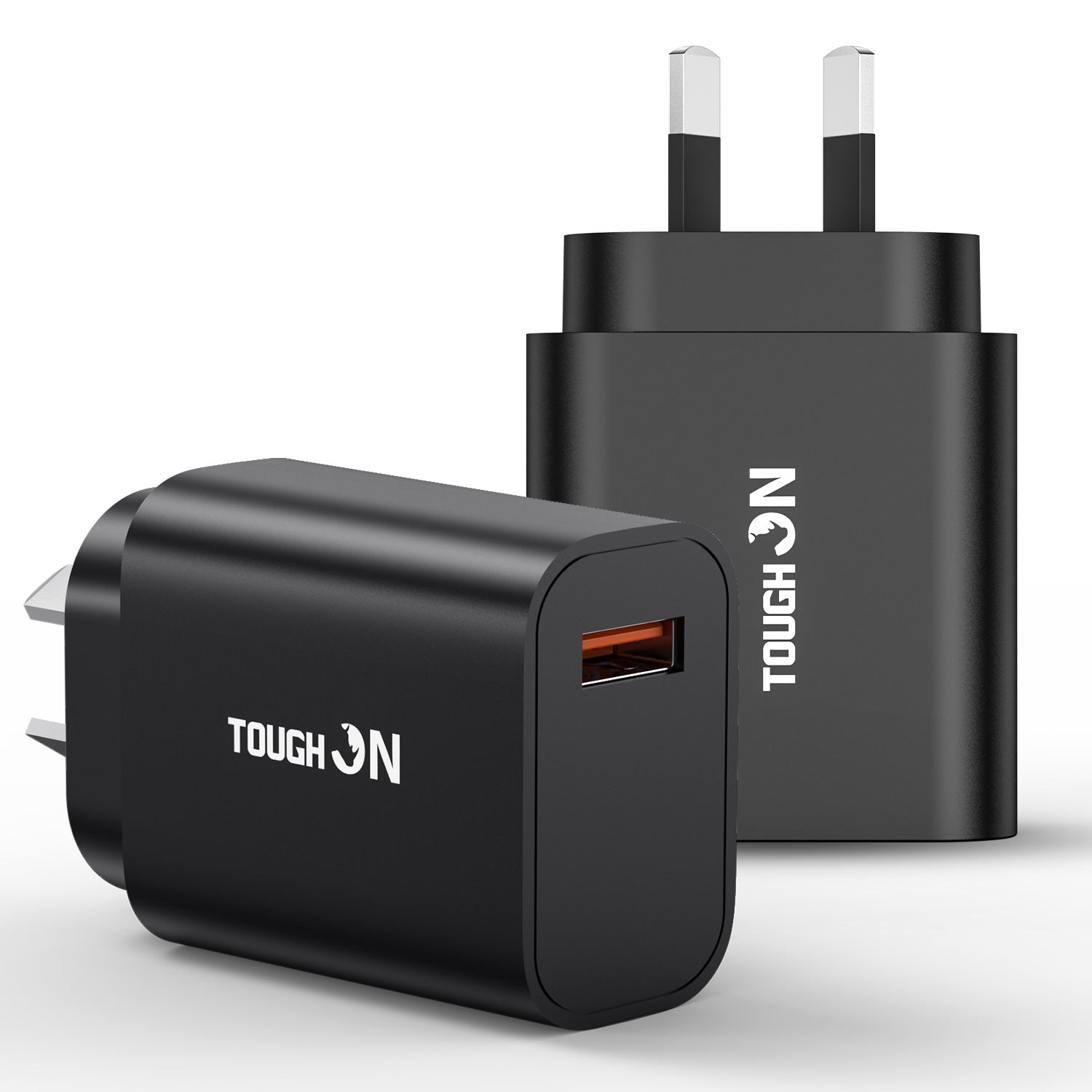 Tough On Wall Charger 18W USB A Fast Charge Black