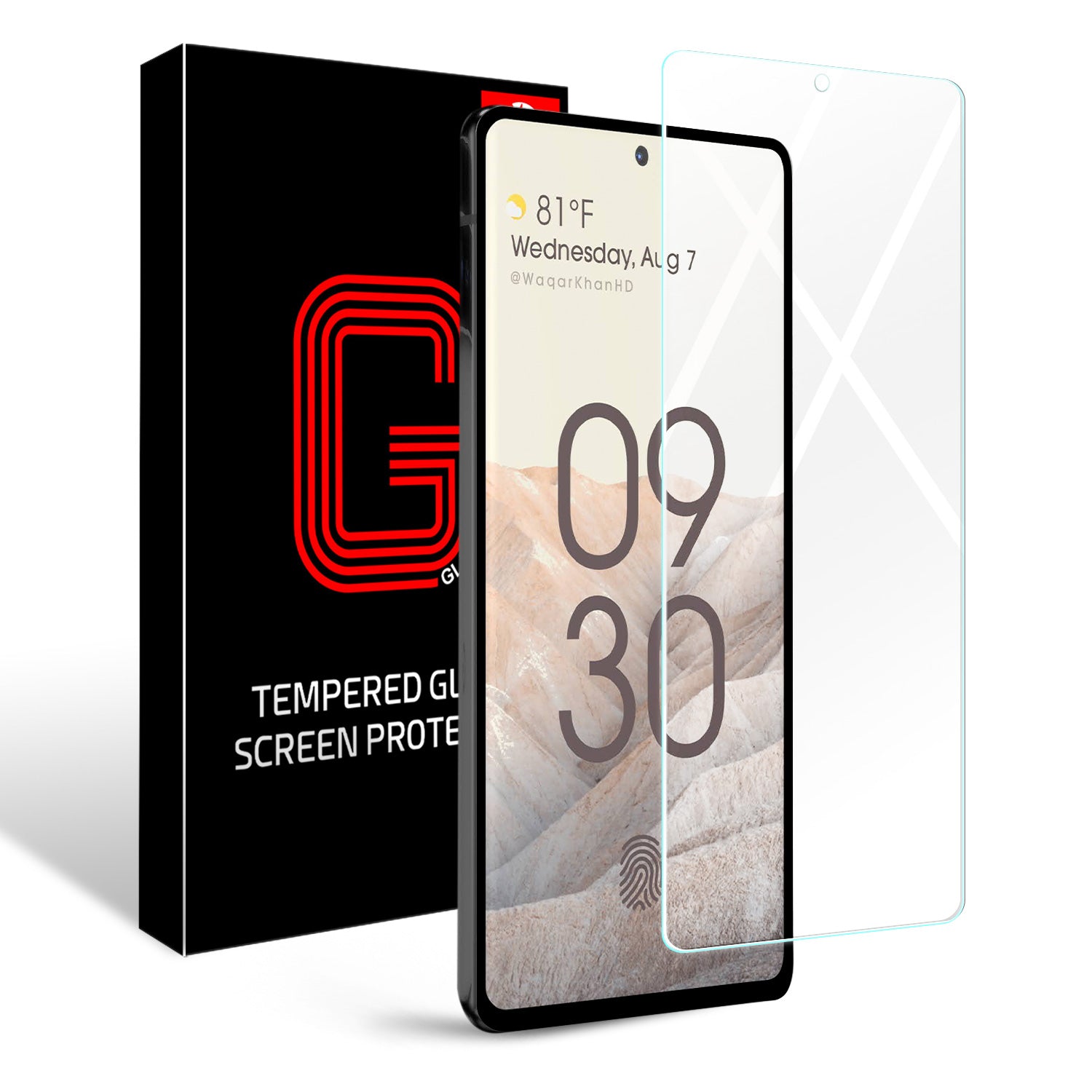 Tough On Google Pixel 7a Full Tempered Glass Screen Protector