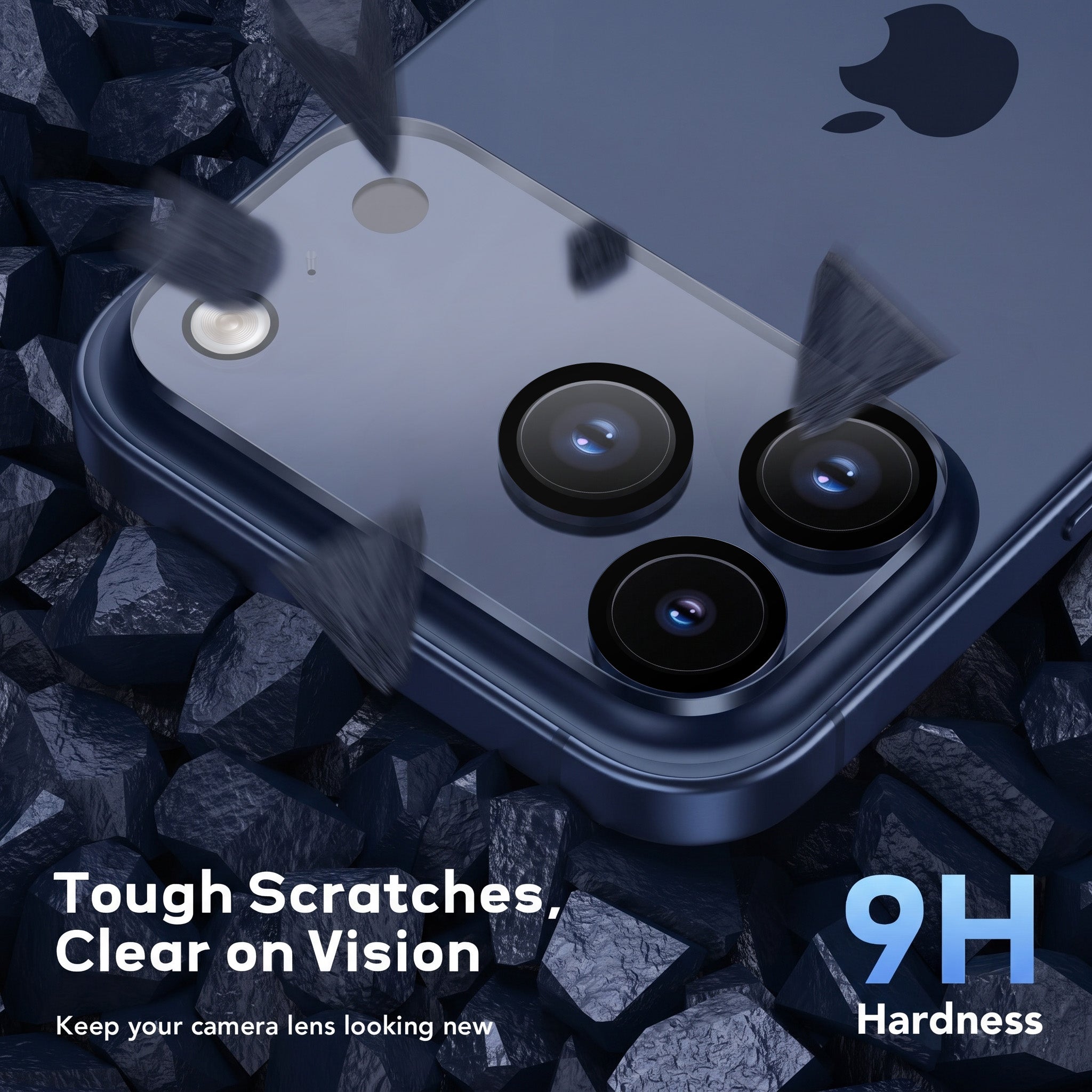 Tough On Rear Camera Protector Tempered Glass for iPhone 17 Series