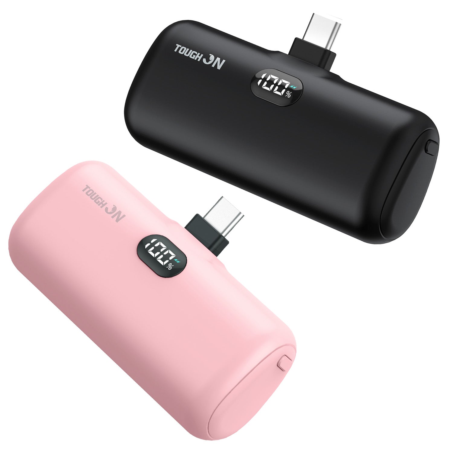 2 Pack Tough On Mini Portable Charger