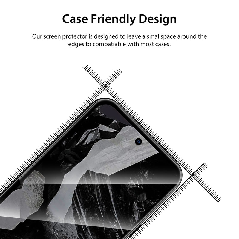 Google Pixel 9a Tempered Glass Screen Protector 3 Google Pixel 9a Tempered Glass Screen Protector 1