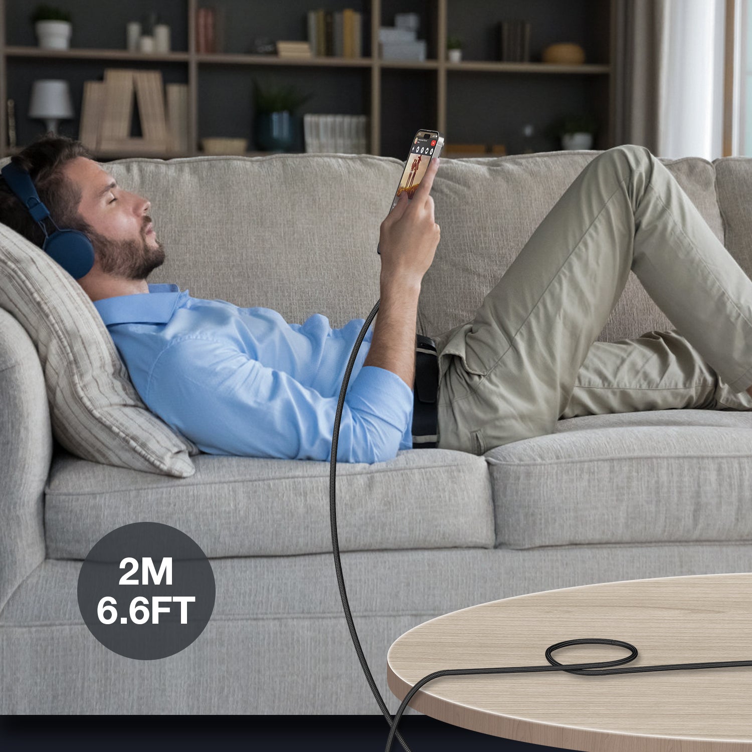 Tough On USB A to USB C Charger Cable 100W Fast Charging