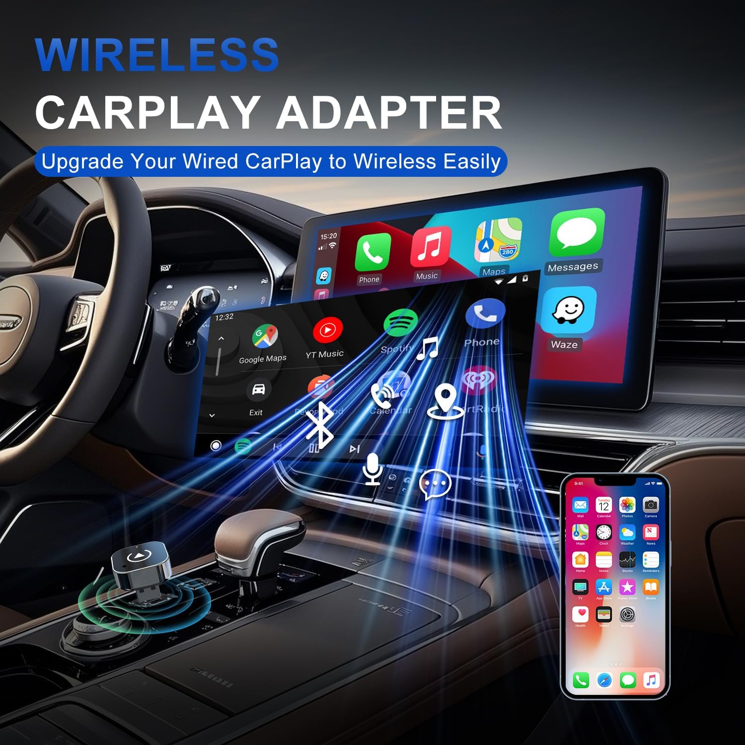 Wireless Carplay and Android Auto Adapter