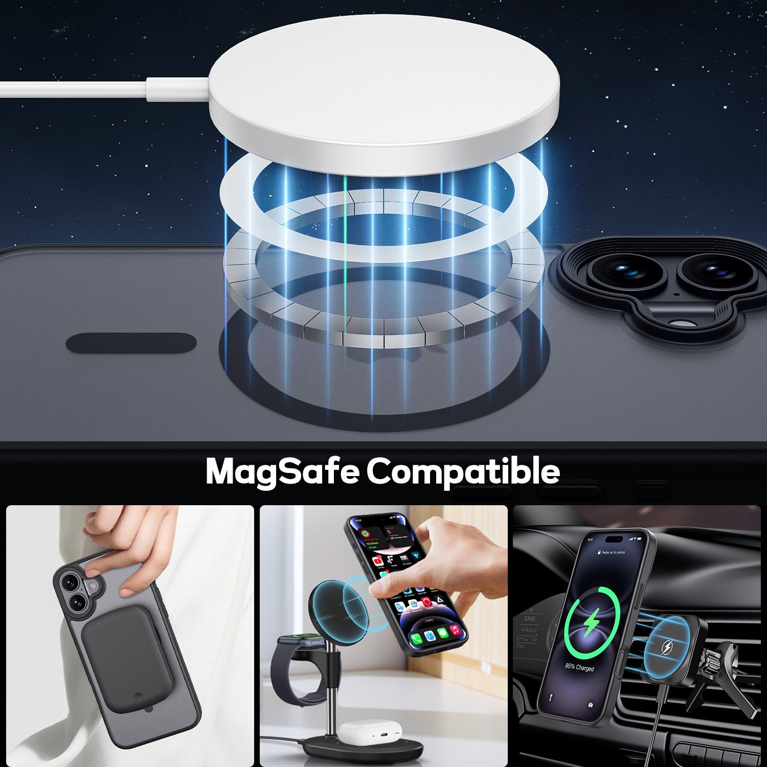 Tough On Matte Case with Magsafe for iPhone
