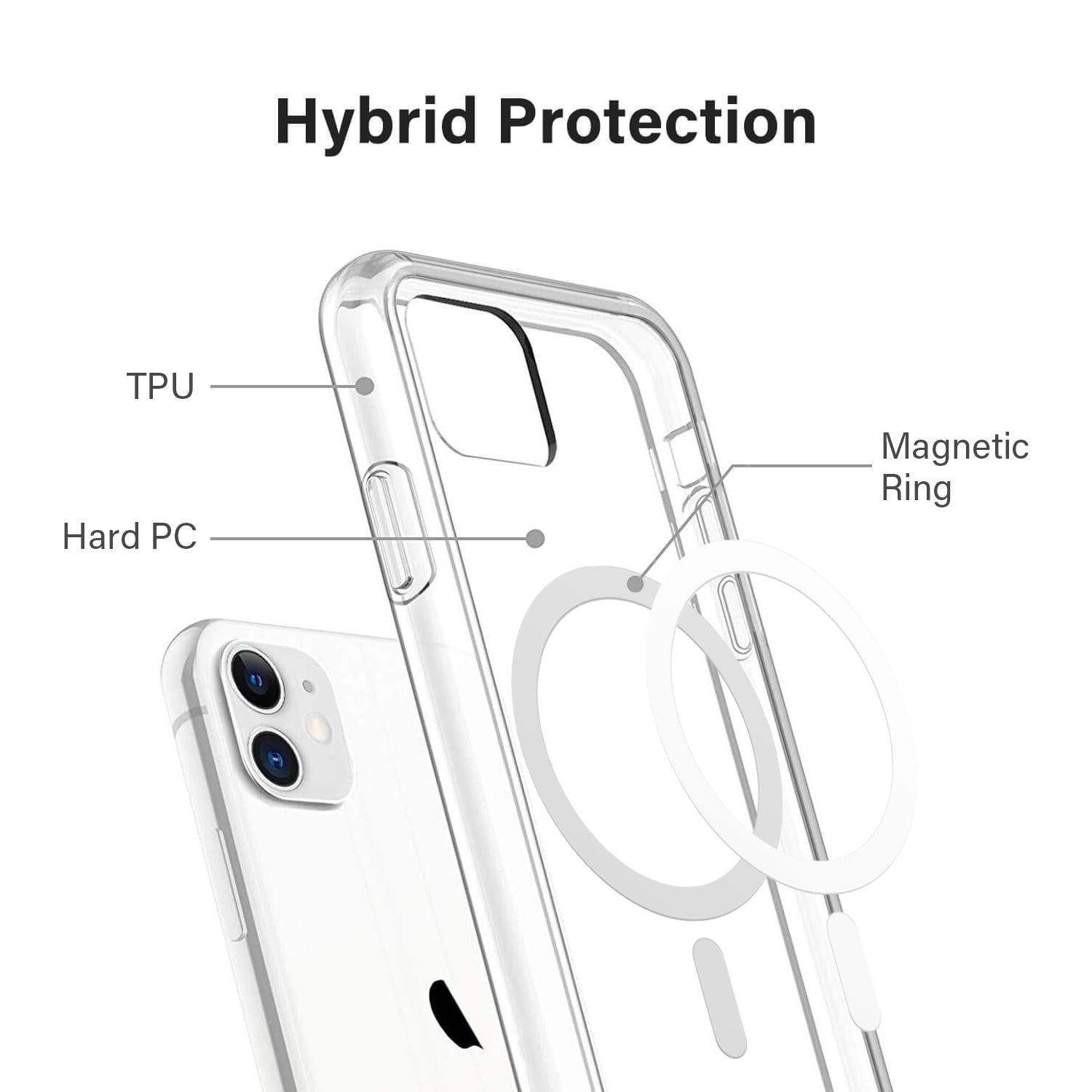 Tough On iPhone XR Case Tough Clear with Magsafe