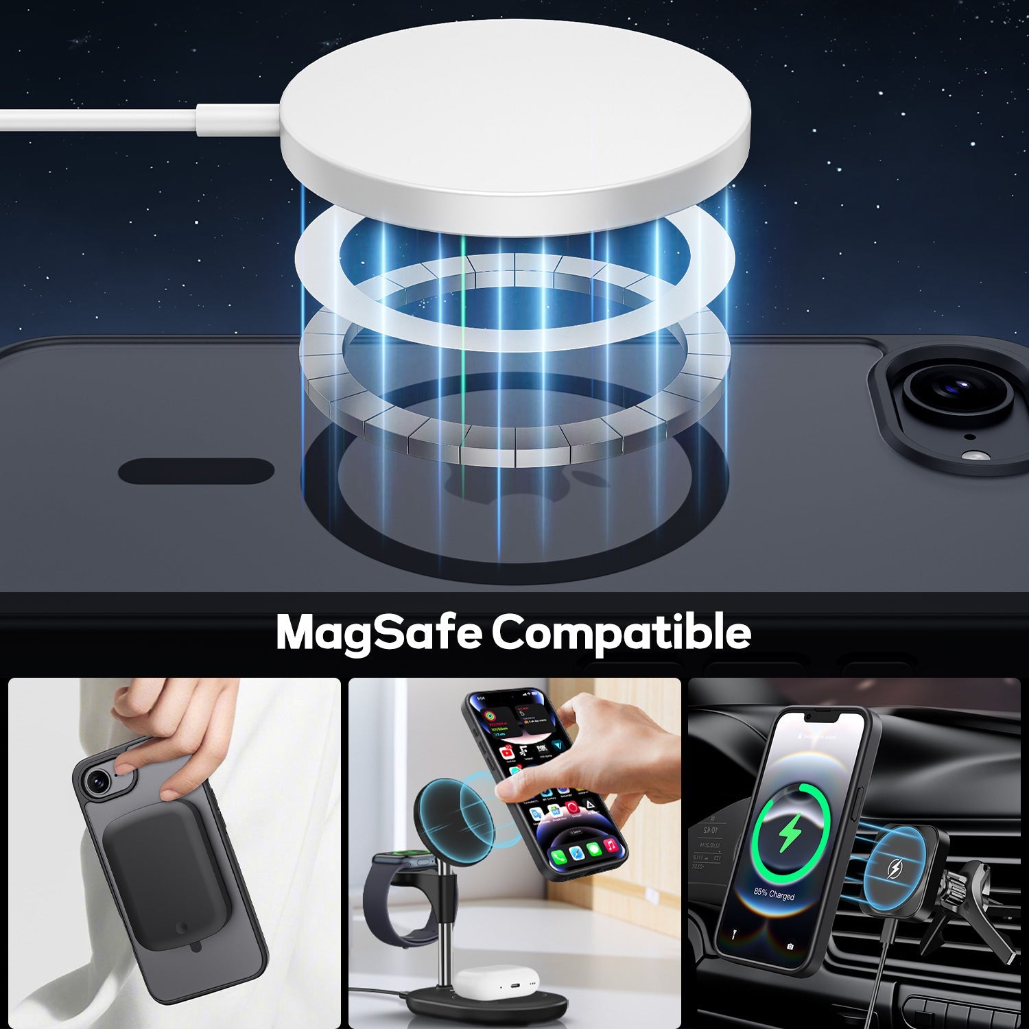 Tough On Matte Case with Magsafe for iPhone