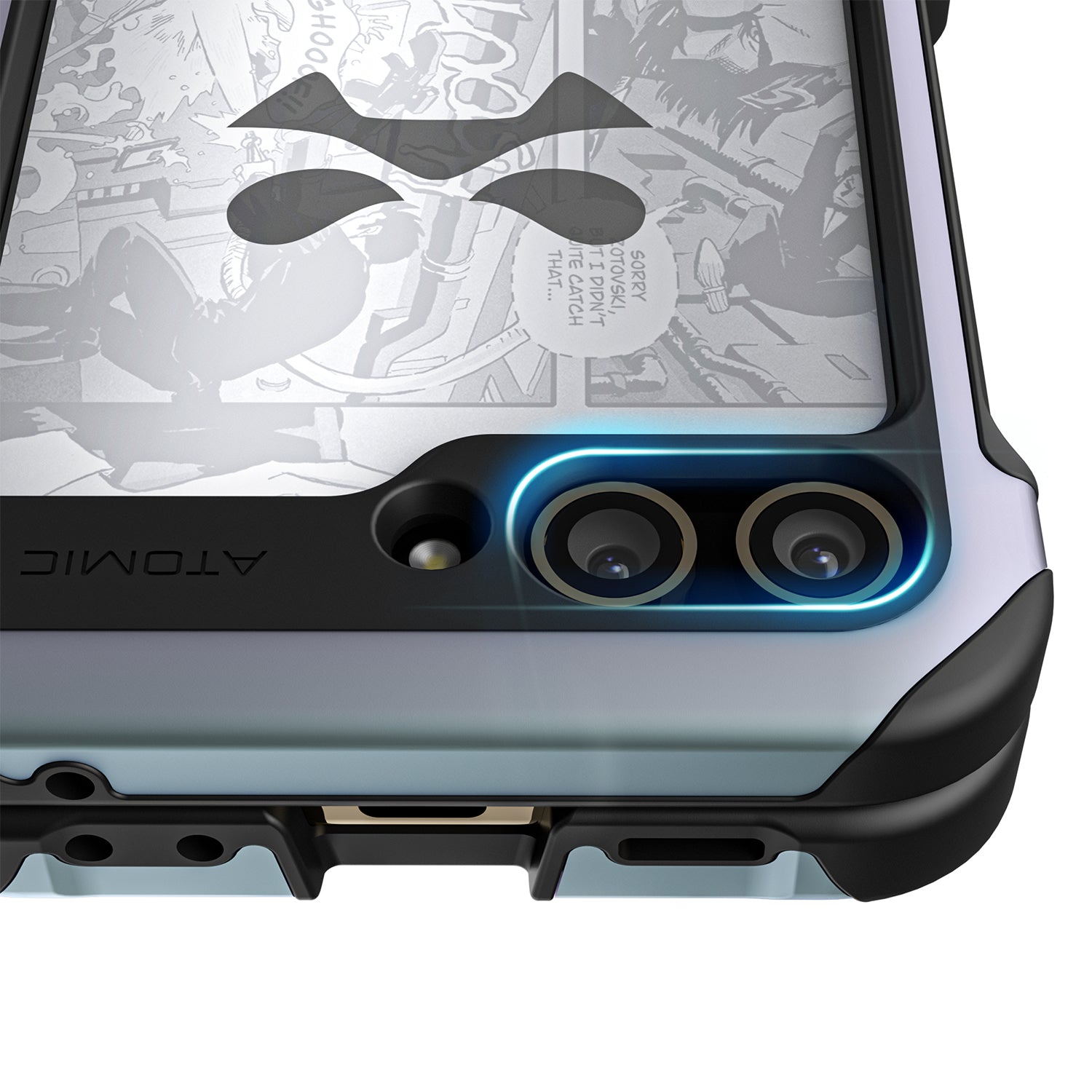 Ghostek Samsung Galaxy Z Flip5 5G Case Atomic Slim Aluminum Protection Prismatic