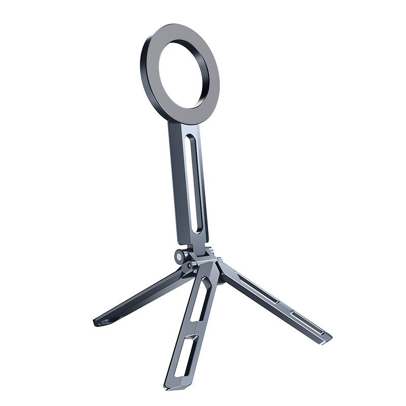 Magnetic Tripod Phone Holder Stand Grey
