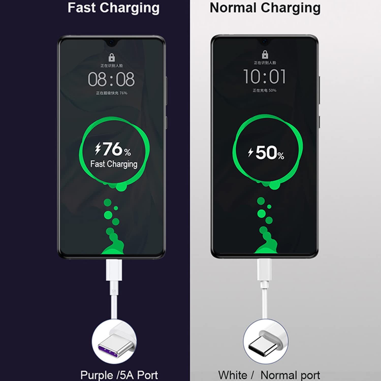 Tough On Type-A to Type-C Charging Cable 0.3M