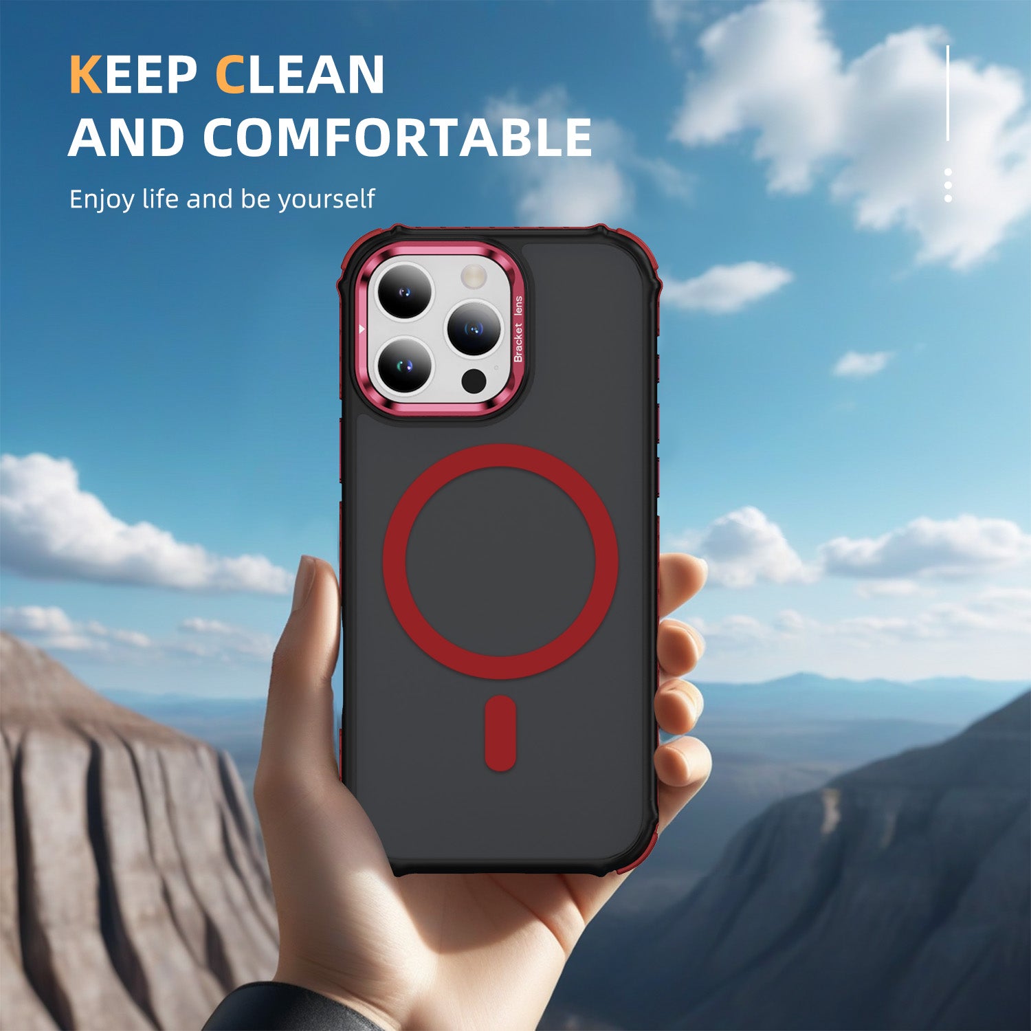 Tough On iPhone 16 Pro Max Case with Camera Stand MagSafe Compatible