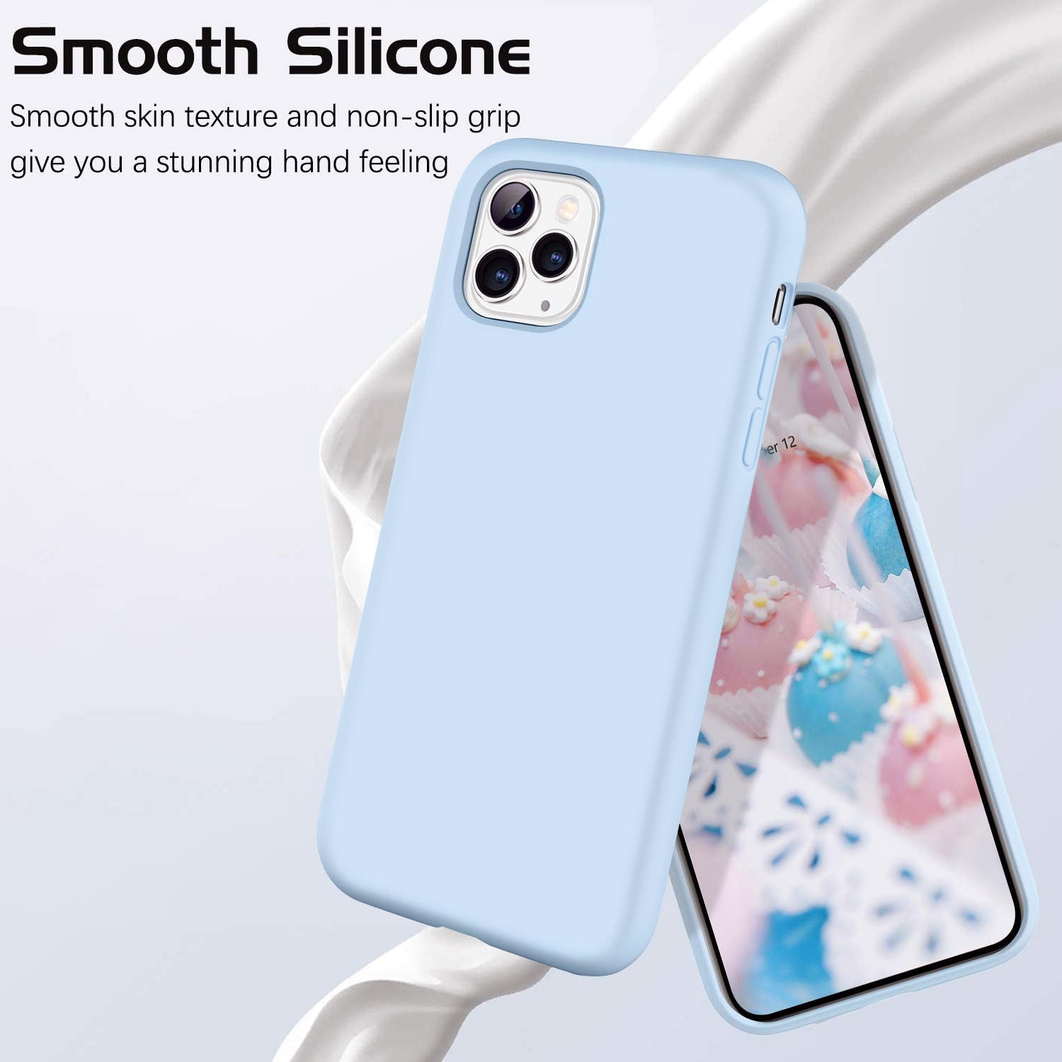 Tough on iPhone 11 Pro Max Case Liquid Silicone