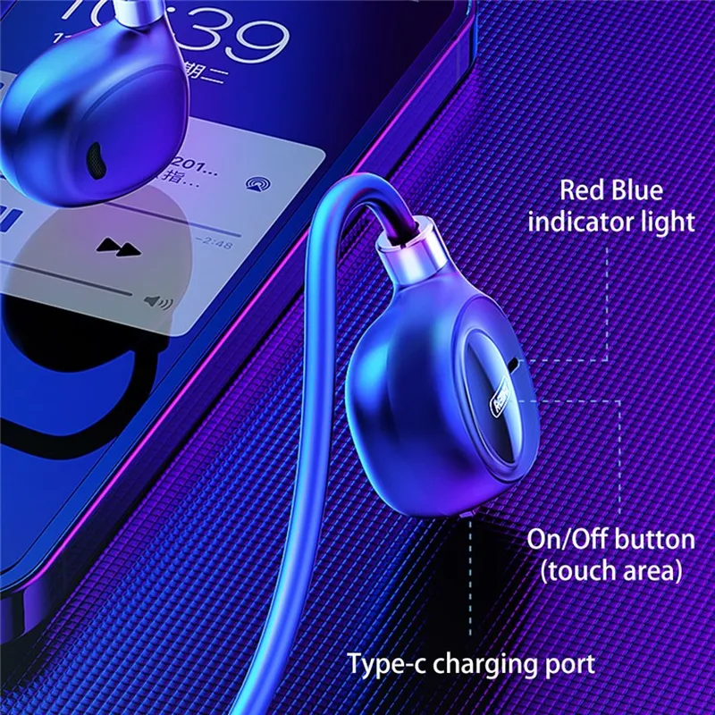 Remax Bluetooth Wireless Earphone Black