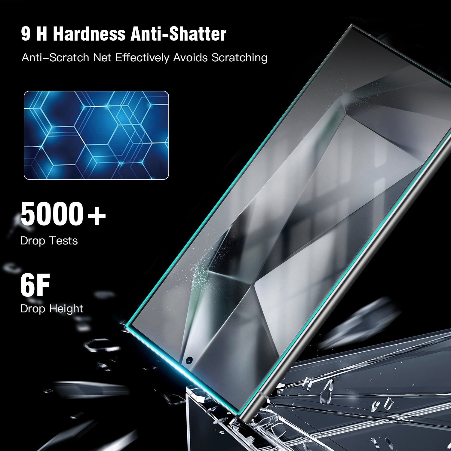 Tough On Samsung Galaxy S24 Ultra Tempered Glass Screen Protector